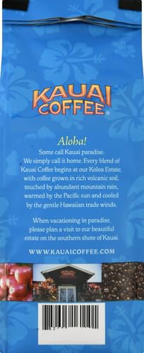 Kauai Coffee Ground Coffee – Smooth, Rich, Medium Roast – Nutty Caramel and Tropical Coconut – Arabica Coffee, 10% Hawaiian with No Bitterness – Coconut Caramel Crunch, 1 Pack of 10oz