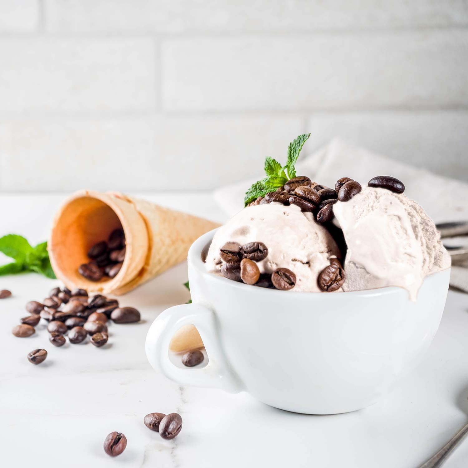 Brooklyn Beans Maple Sleigh 100% Arabica Craft Roasted Ground Coffee, Premium Maple Flavored Roast, 12 Oz Bag