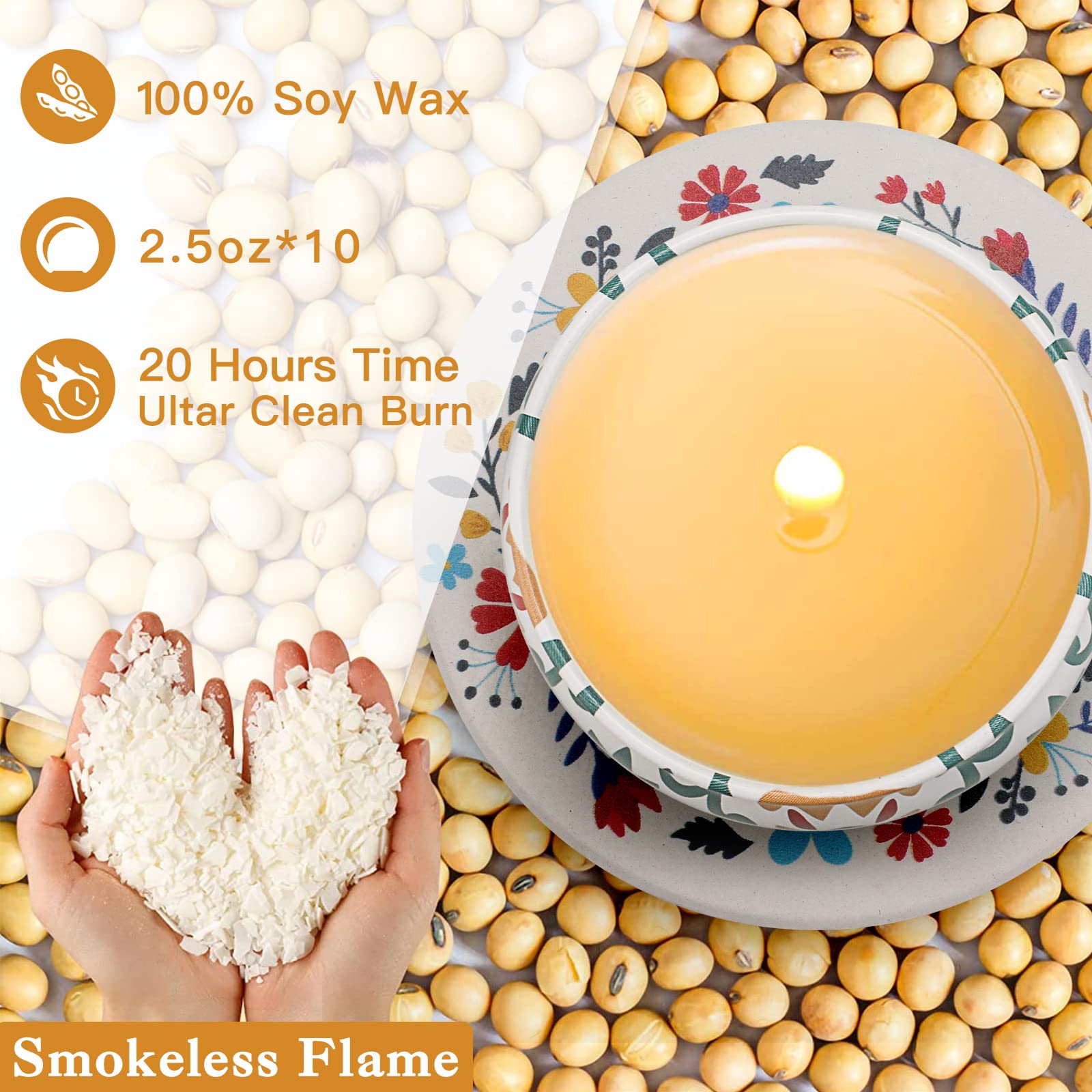 Scented Candles Gift Set,12 Pack Candles for Home Scented, 300 Hour Long Lasting Soy Wax Aromatherapy Candle Set, Birthday Gifts for Women with Gift Box