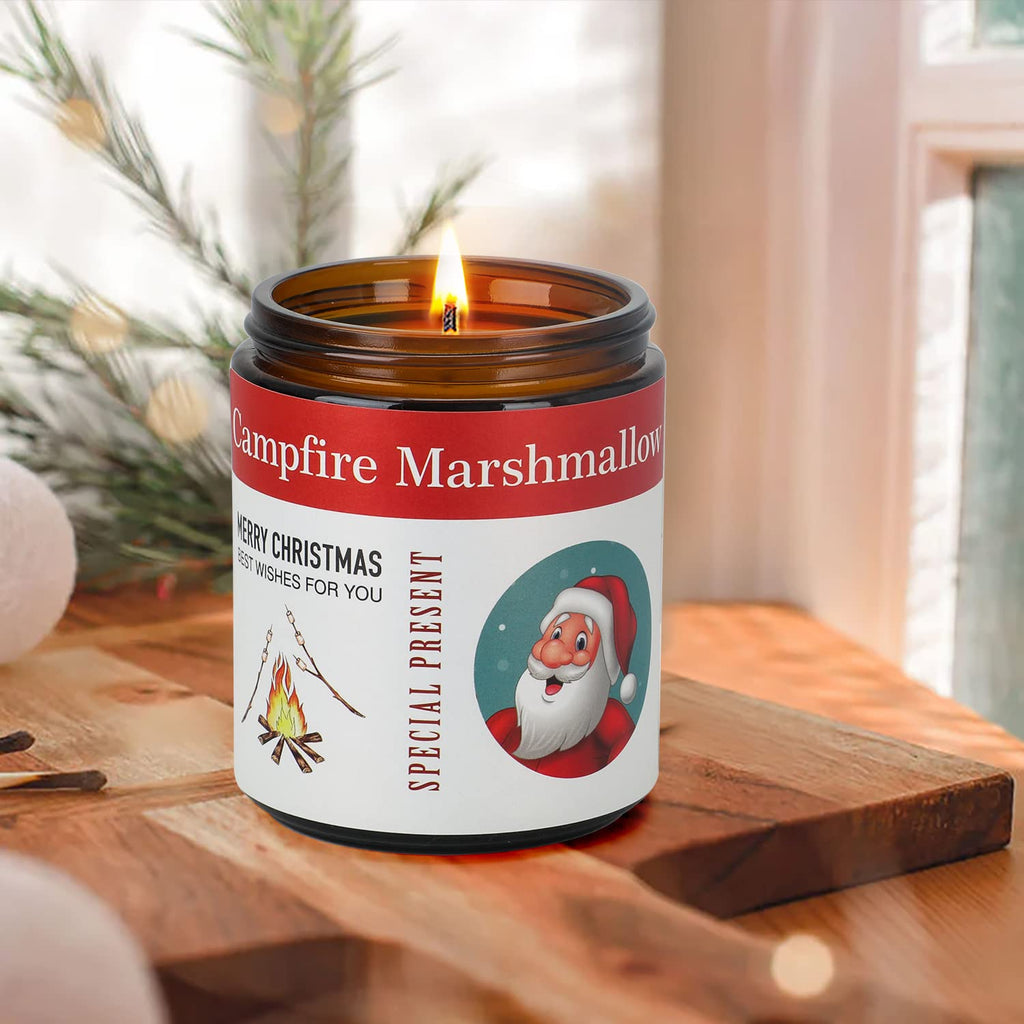 6 Pack Candles for Home Scented Aromatherapy Candle Gift Set for Women Soy Wax Long Lasting Amber Jar Candles Gift for Birthday Mother's Thanksgiving Day Present