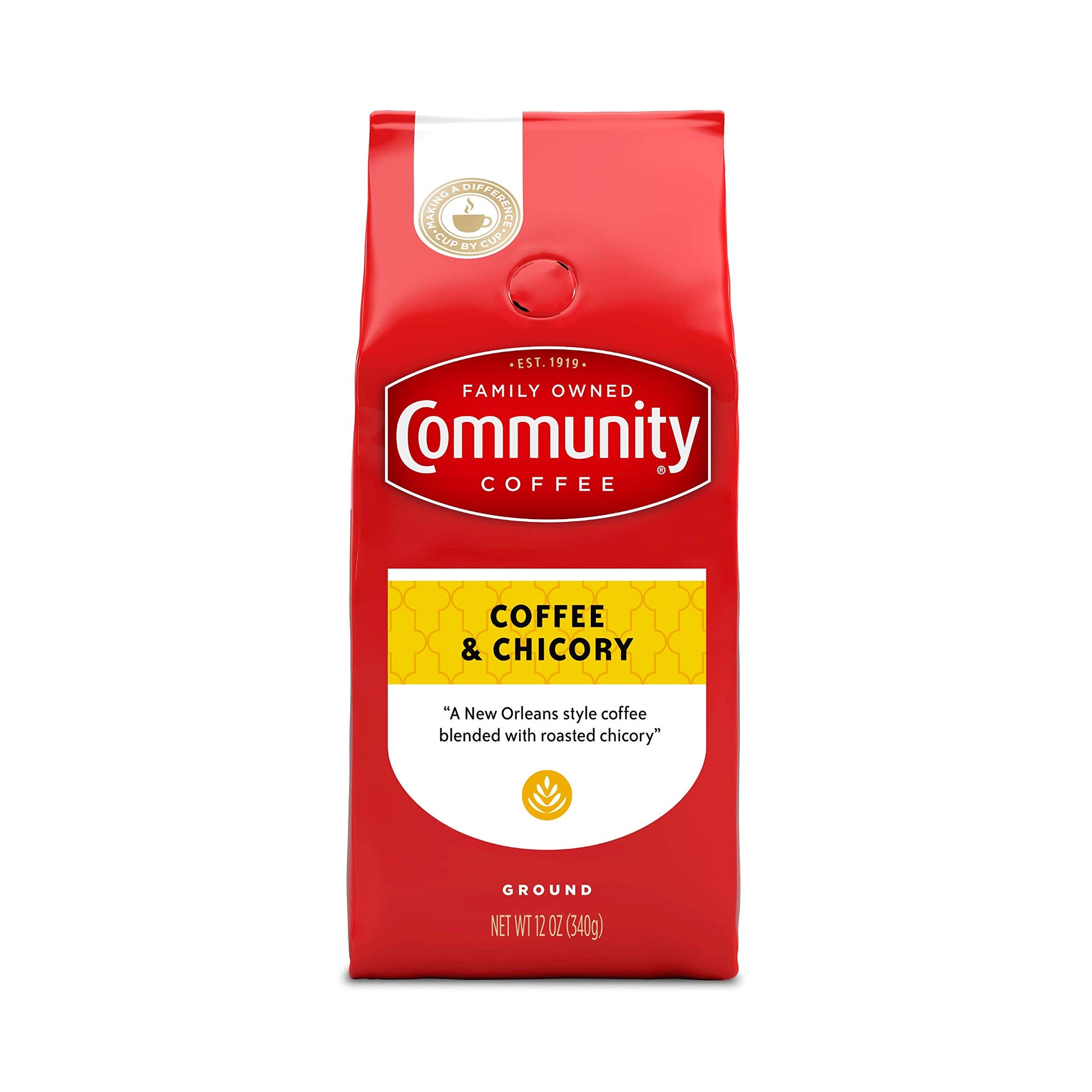 Community Coffee Signature Blend 32 Ounce, Dark Roast Ground Coffee, 32 Ounce Bag (Pack of 1)