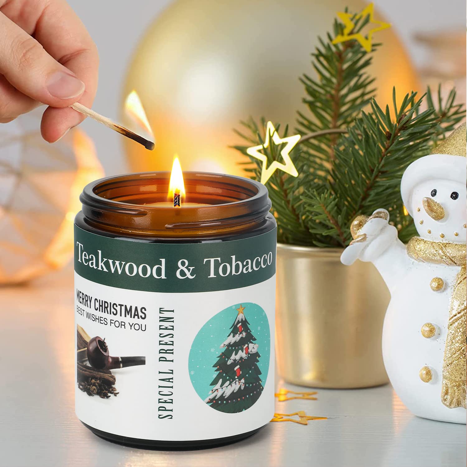 6 Pack Candles for Home Scented Aromatherapy Candle Gift Set for Women Soy Wax Long Lasting Amber Jar Candles Gift for Birthday Mother's Thanksgiving Day Present