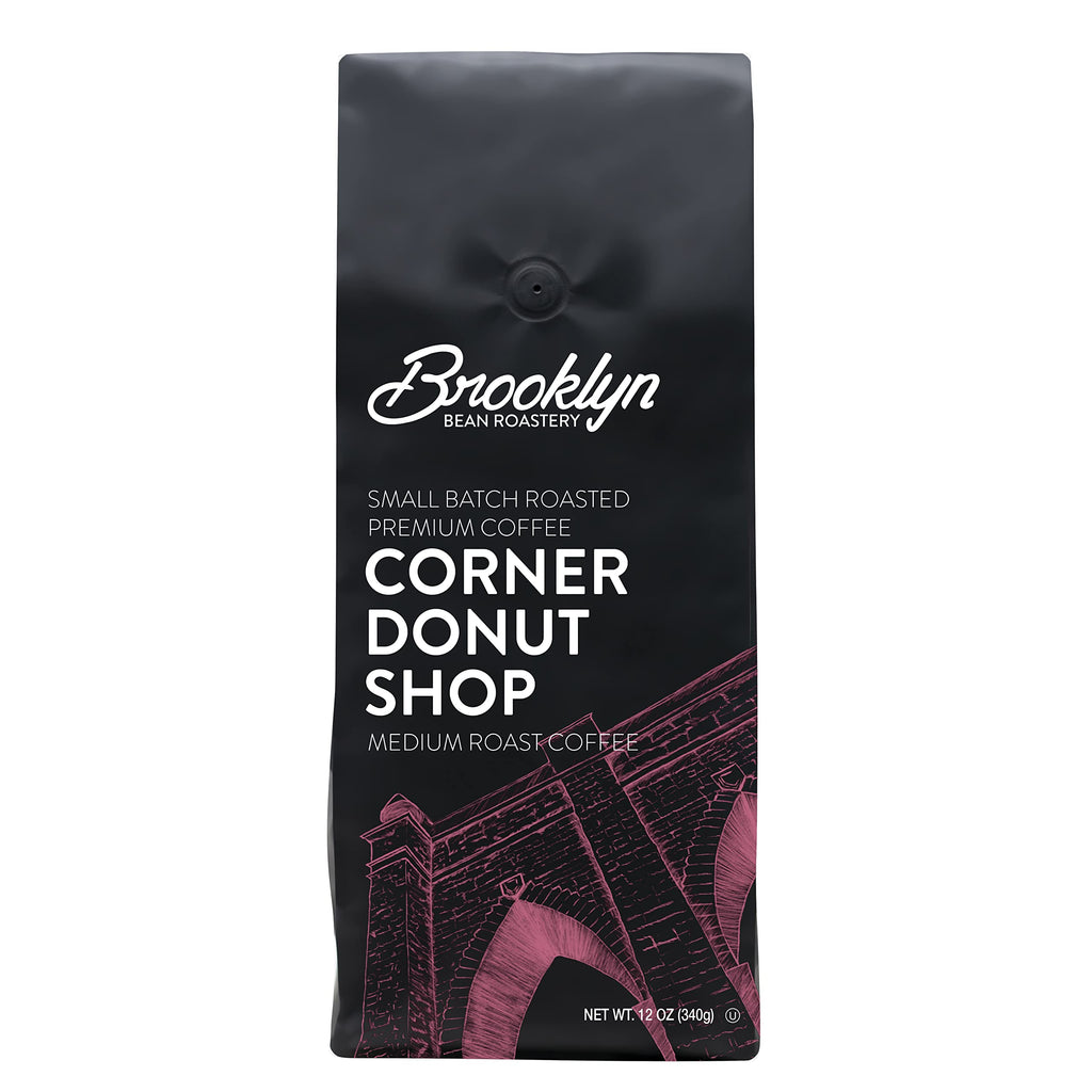 Brooklyn Beans Maple Sleigh 100% Arabica Craft Roasted Ground Coffee, Premium Maple Flavored Roast, 12 Oz Bag