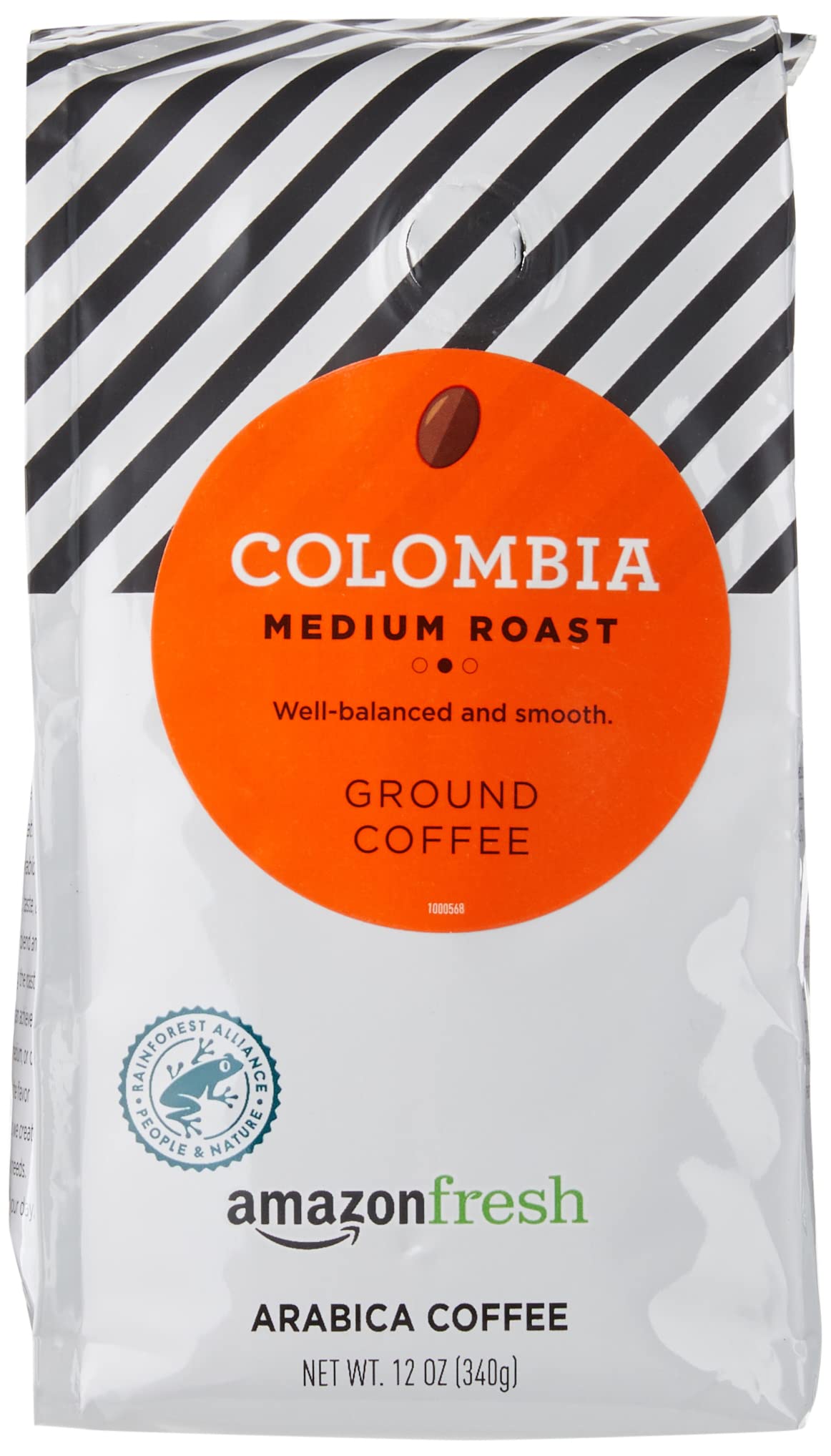 Amazon Fresh, Colombia Ground Coffee, Medium Roast, 32 Oz