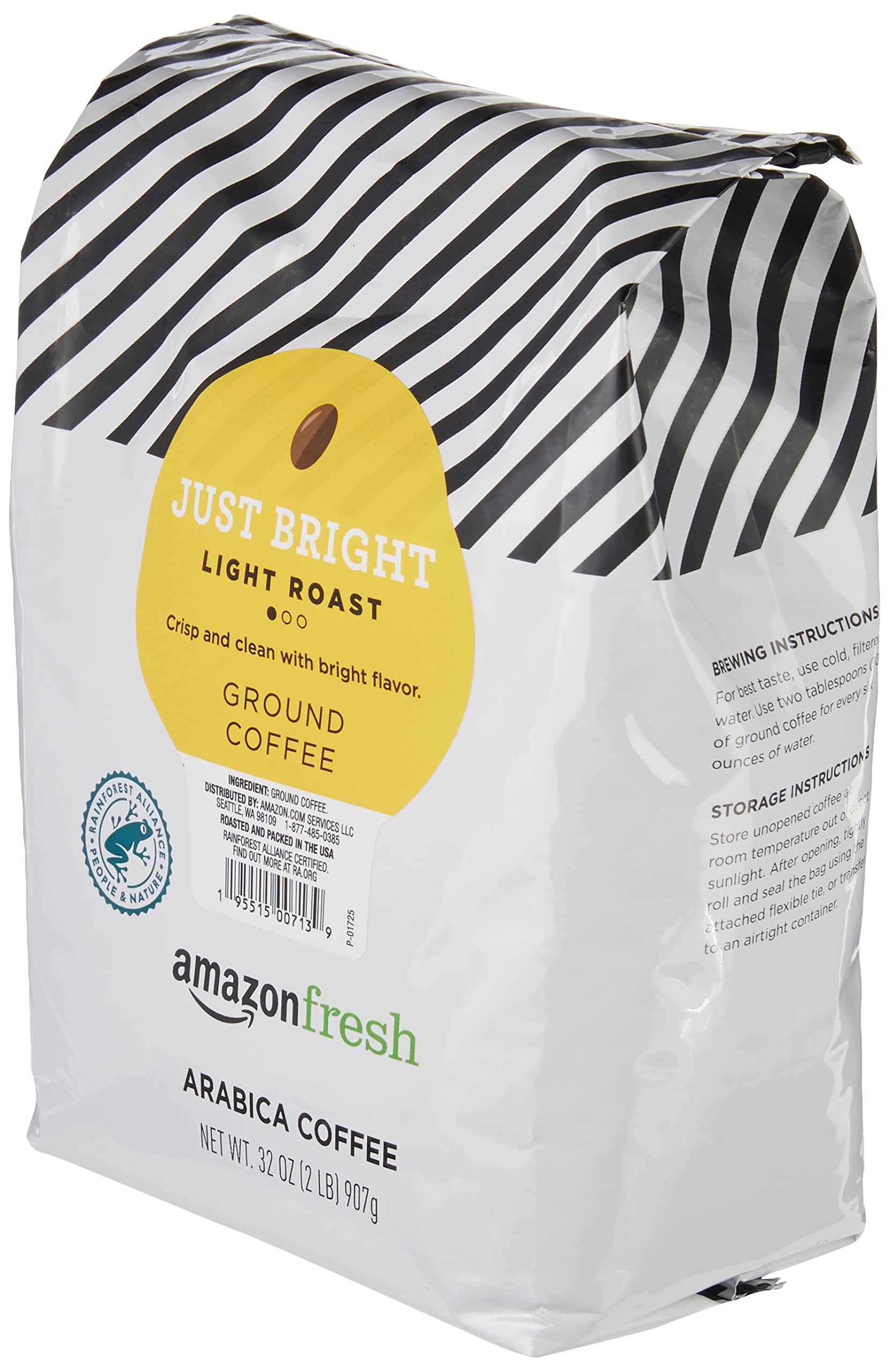 Amazon Fresh, Colombia Ground Coffee, Medium Roast, 32 Oz