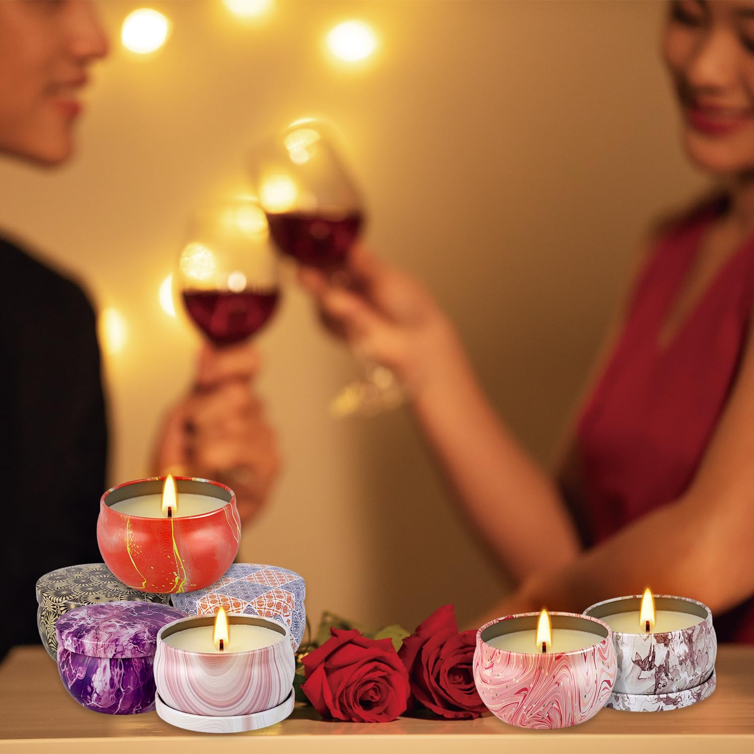 12Pack Scented Candle Set - Aromatherapy Candle Gift Set – Long Lasting Jar Candles for Men| Women, Ideal for Birthdays, Mother's Day Thanksgiving Gifts