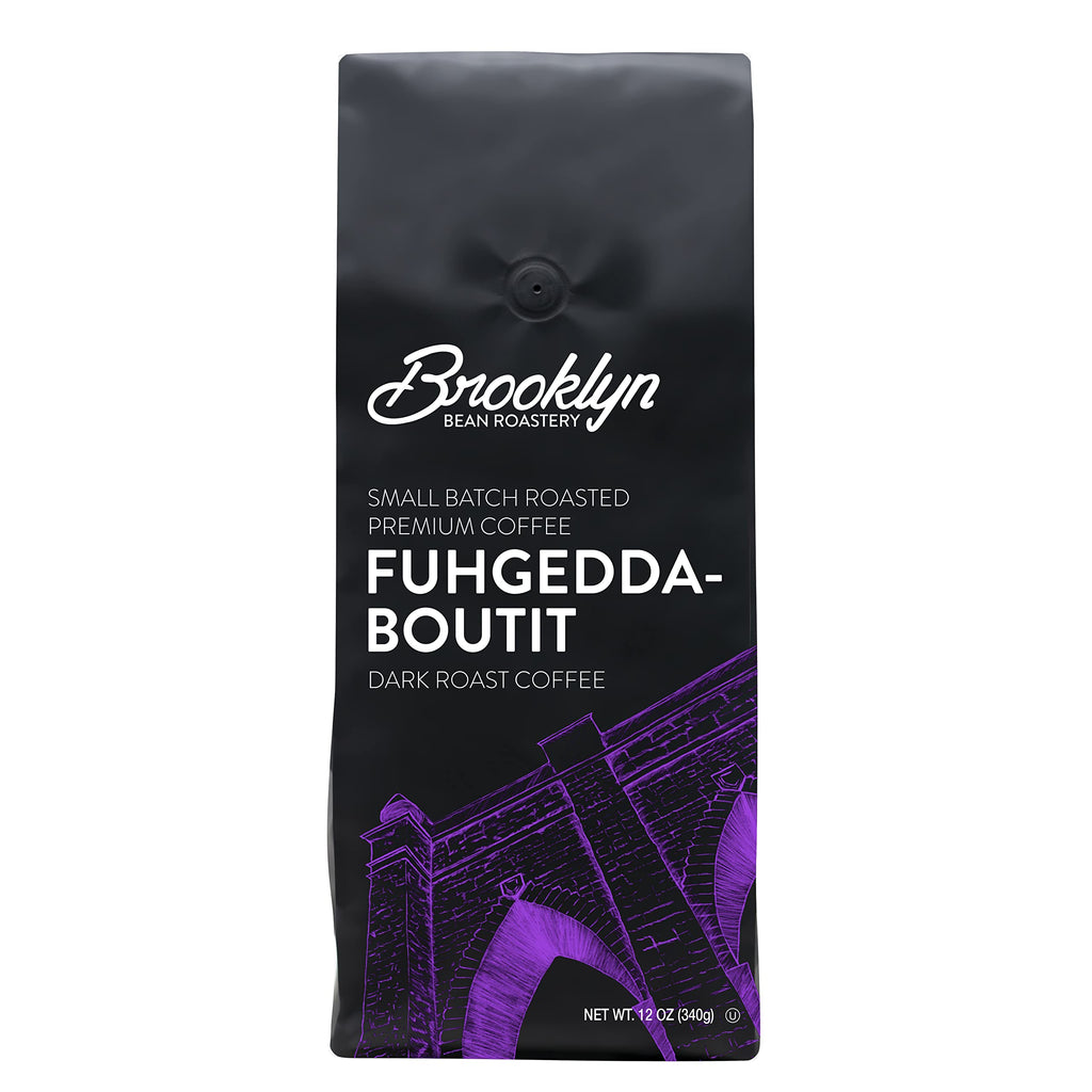 Brooklyn Beans Maple Sleigh 100% Arabica Craft Roasted Ground Coffee, Premium Maple Flavored Roast, 12 Oz Bag