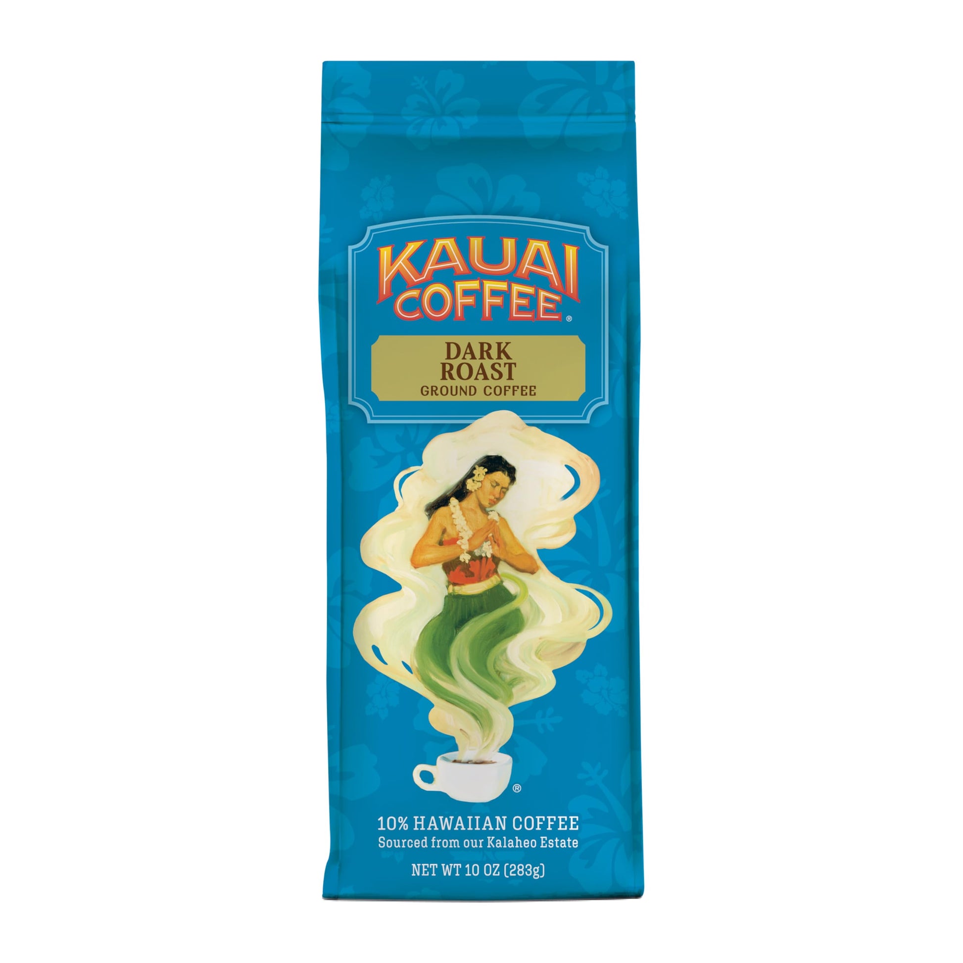 Kauai Coffee Ground Coffee – Smooth, Rich, Medium Roast – Nutty Caramel and Tropical Coconut – Arabica Coffee, 10% Hawaiian with No Bitterness – Coconut Caramel Crunch, 1 Pack of 10oz