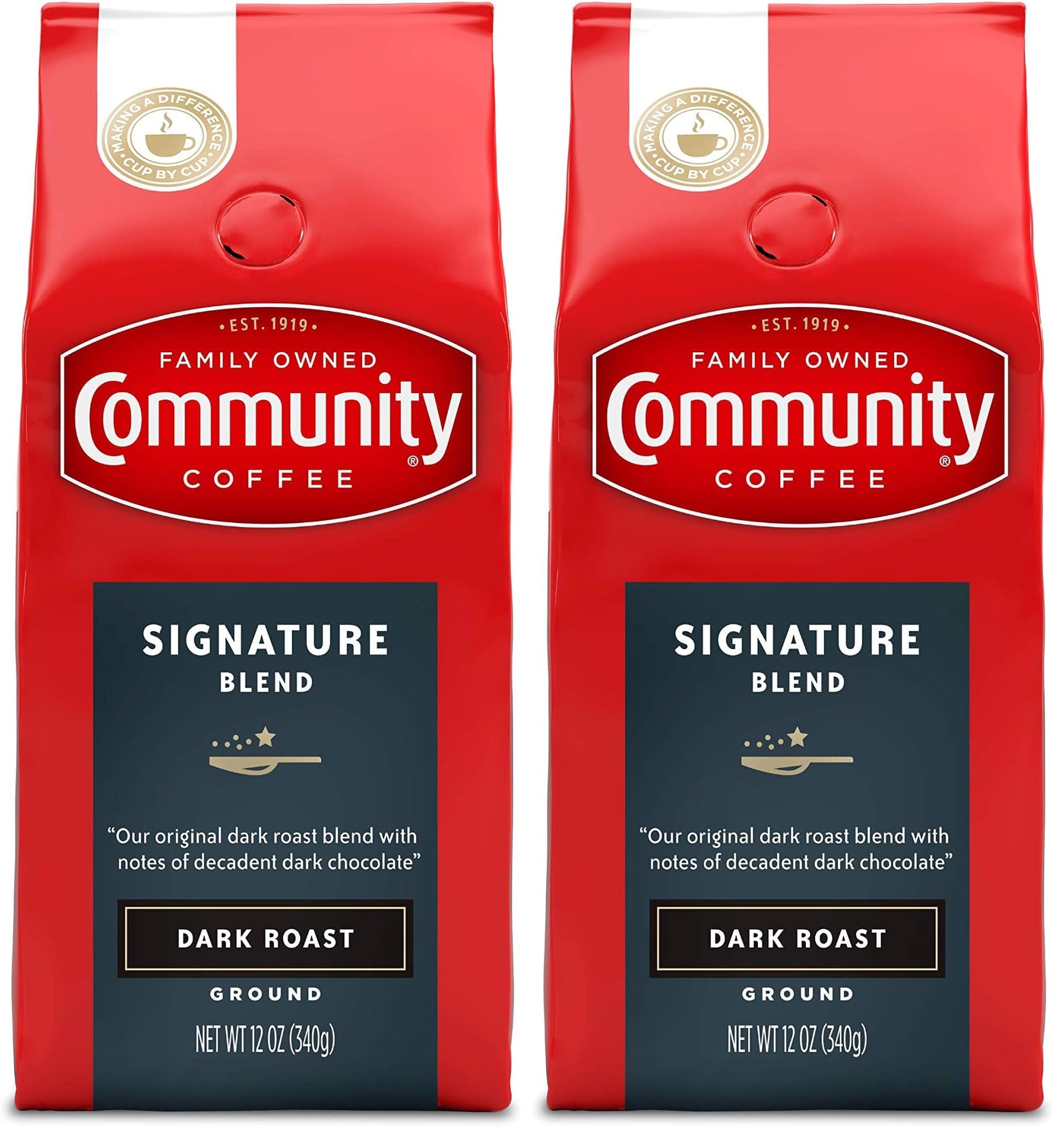 Community Coffee Signature Blend 32 Ounce, Dark Roast Ground Coffee, 32 Ounce Bag (Pack of 1)