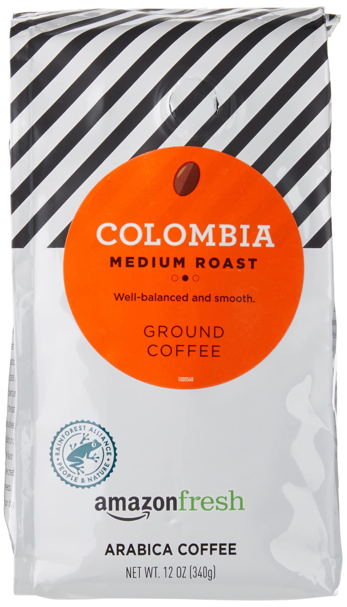 Amazon Fresh, Colombia Ground Coffee, Medium Roast, 32 Oz