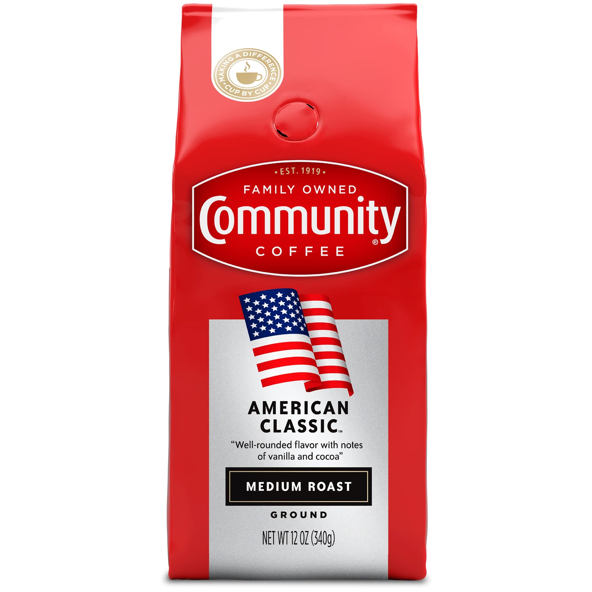 Community Coffee Signature Blend 32 Ounce, Dark Roast Ground Coffee, 32 Ounce Bag (Pack of 1)