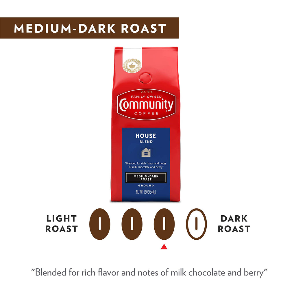 Community Coffee Signature Blend 32 Ounce, Dark Roast Ground Coffee, 32 Ounce Bag (Pack of 1)