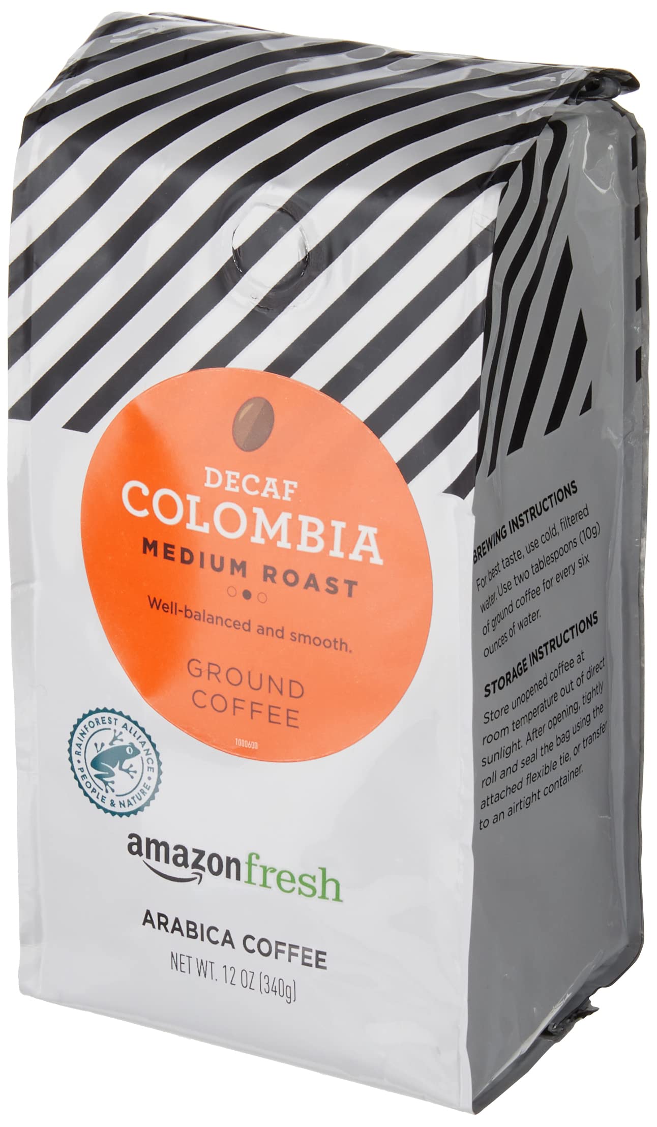 Amazon Fresh, Colombia Ground Coffee, Medium Roast, 32 Oz
