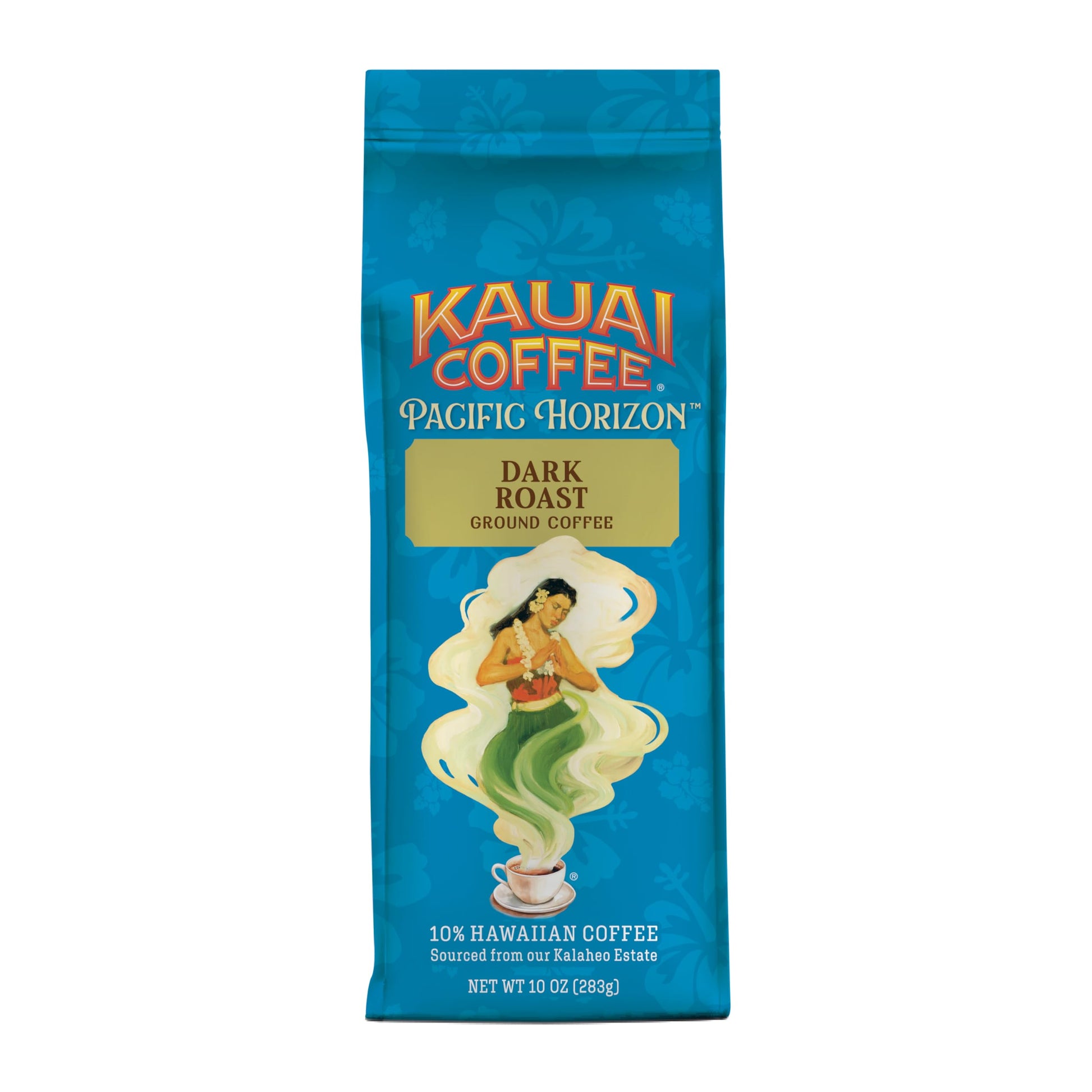 Kauai Coffee Ground Coffee – Smooth, Rich, Medium Roast – Nutty Caramel and Tropical Coconut – Arabica Coffee, 10% Hawaiian with No Bitterness – Coconut Caramel Crunch, 1 Pack of 10oz