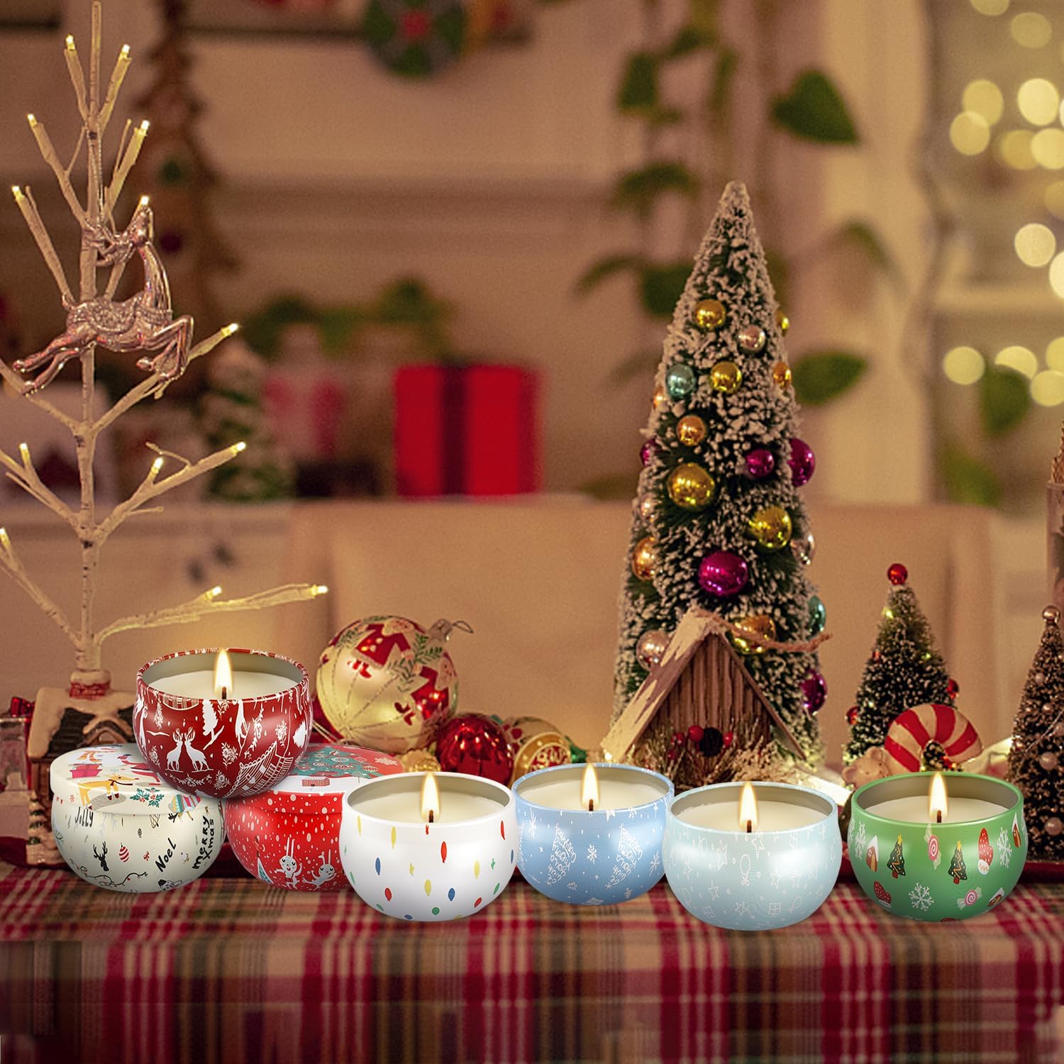 12Pack Scented Candle Set - Aromatherapy Candle Gift Set – Long Lasting Jar Candles for Men| Women, Ideal for Birthdays, Mother's Day Thanksgiving Gifts