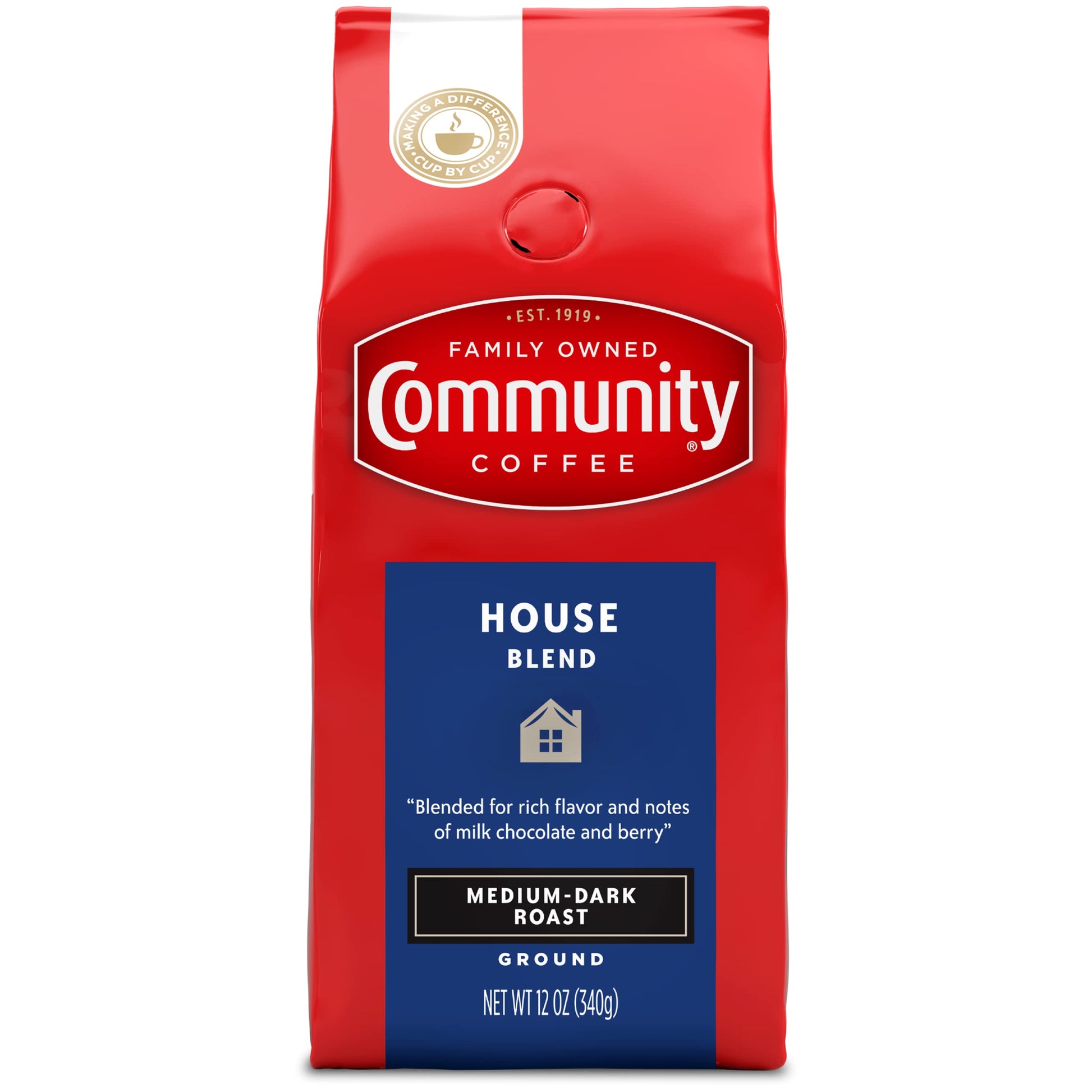 Community Coffee Signature Blend 32 Ounce, Dark Roast Ground Coffee, 32 Ounce Bag (Pack of 1)
