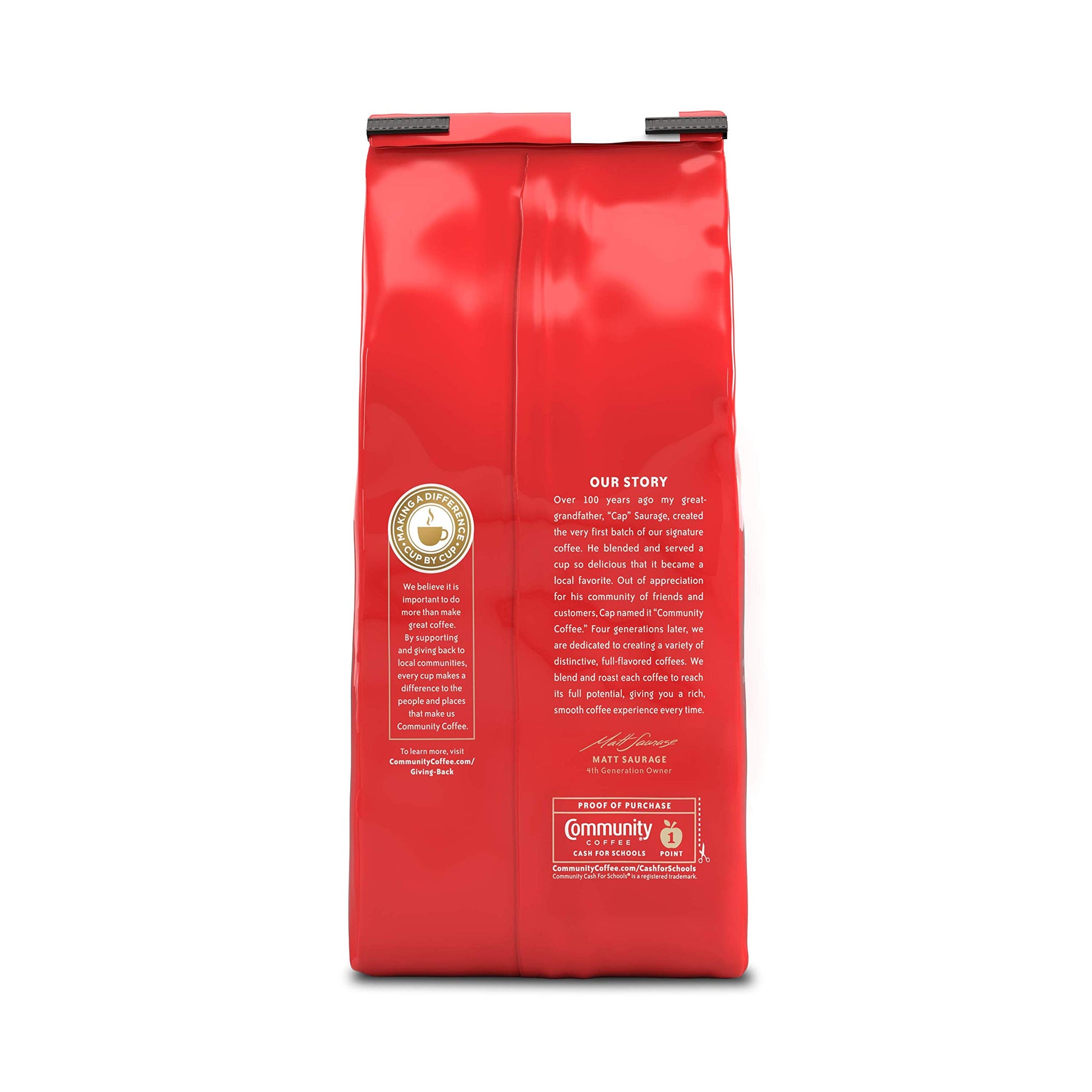 Community Coffee Signature Blend 32 Ounce, Dark Roast Ground Coffee, 32 Ounce Bag (Pack of 1)