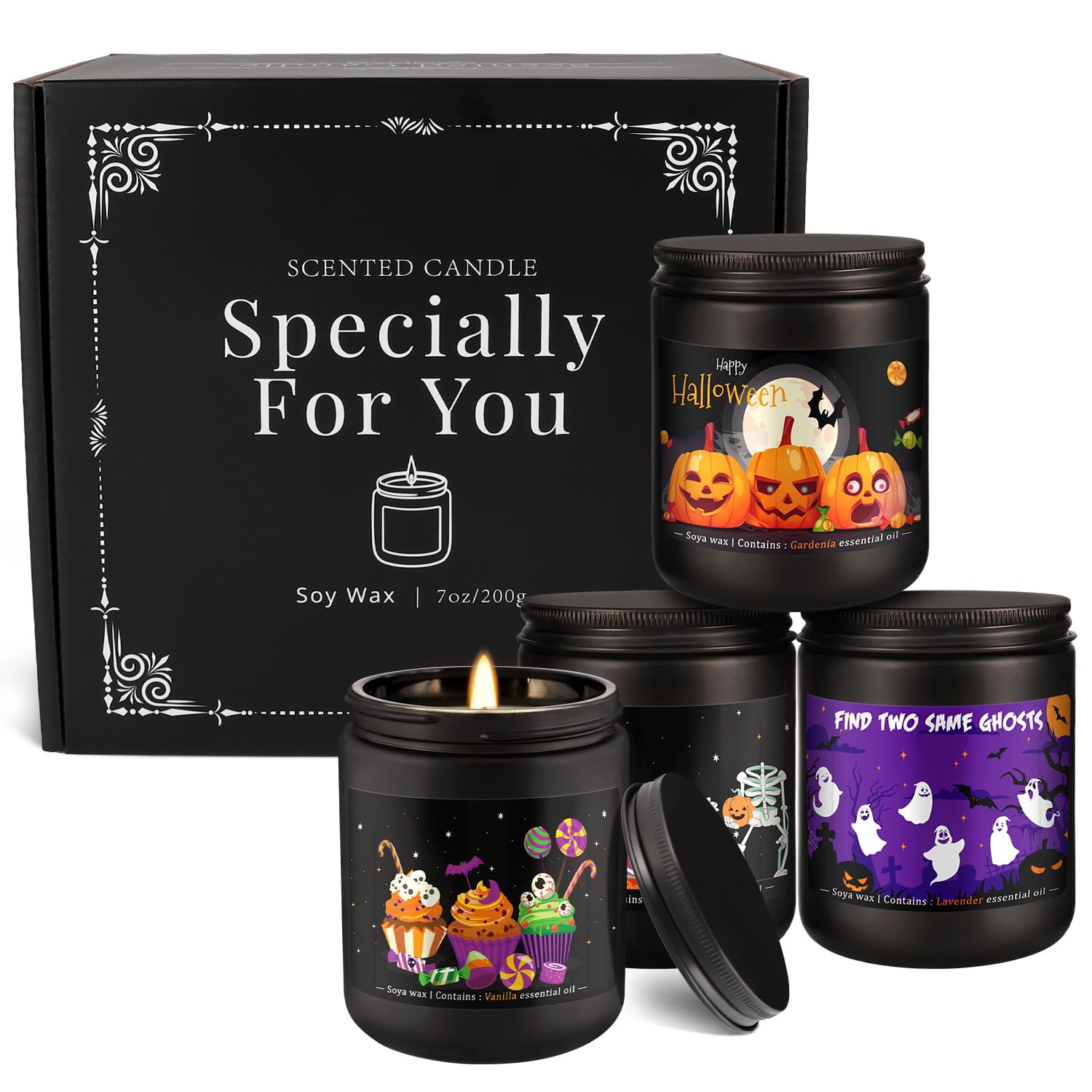 12Pack Scented Candle Set - Aromatherapy Candle Gift Set – Long Lasting Jar Candles for Men| Women, Ideal for Birthdays, Mother's Day Thanksgiving Gifts