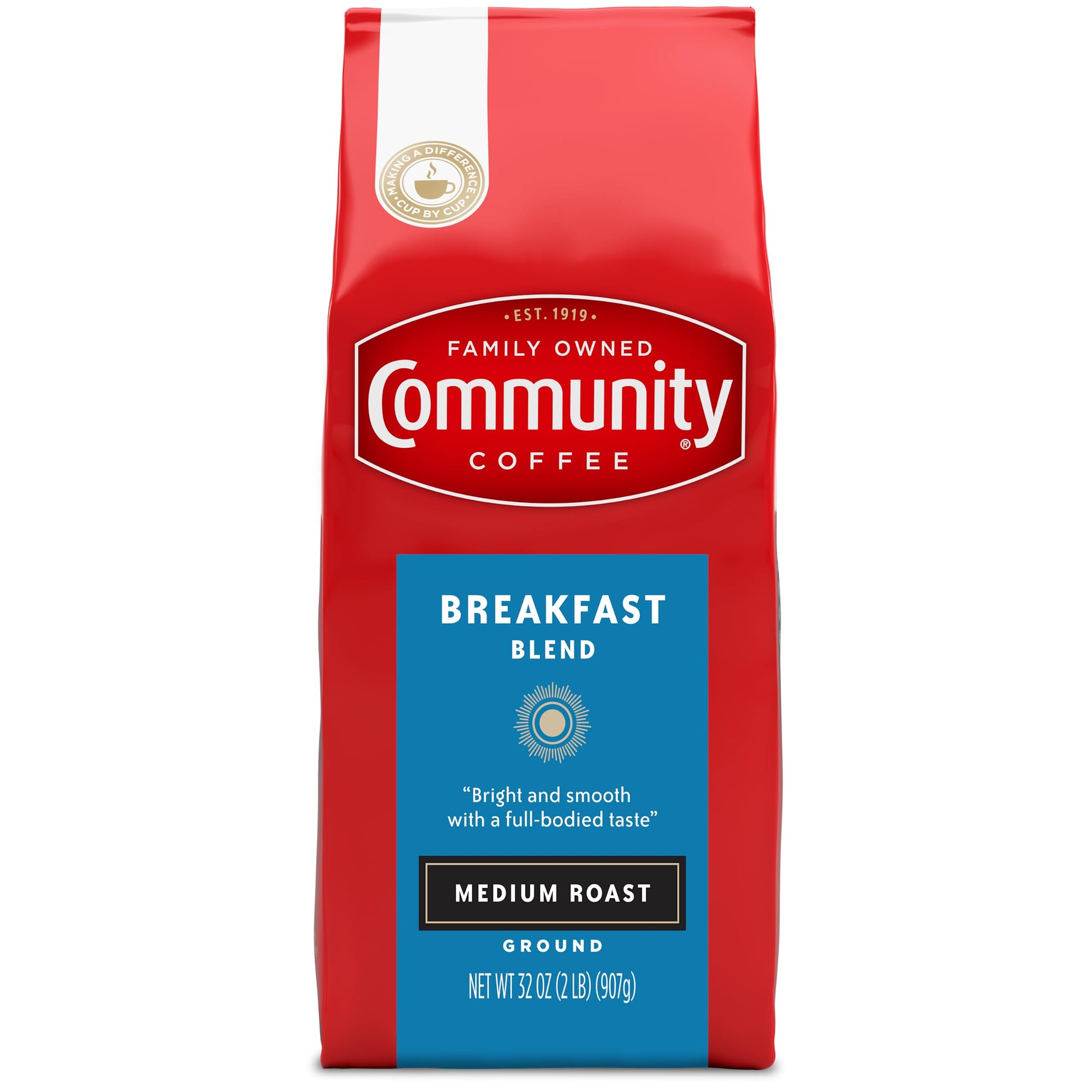 Community Coffee Signature Blend 32 Ounce, Dark Roast Ground Coffee, 32 Ounce Bag (Pack of 1)