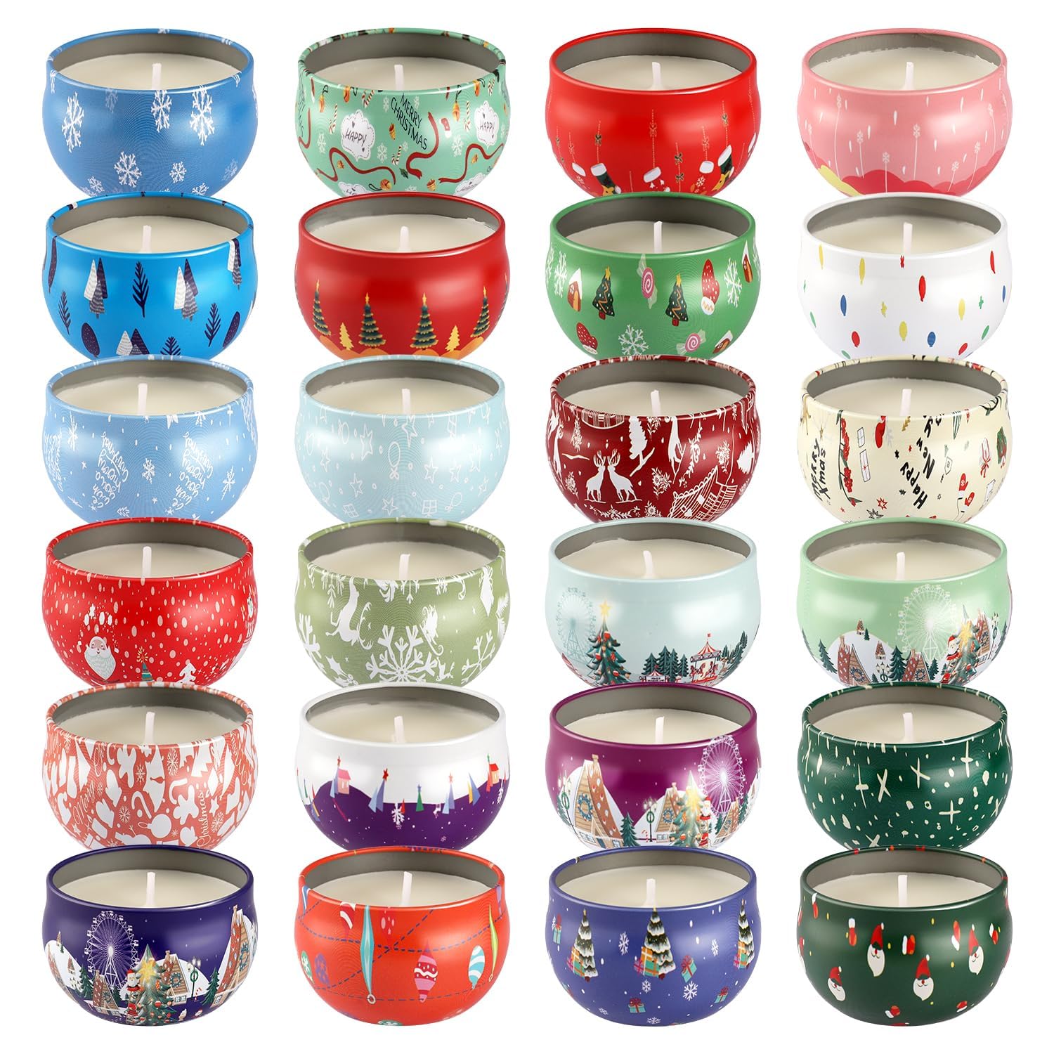 12Pack Scented Candle Set - Aromatherapy Candle Gift Set – Long Lasting Jar Candles for Men| Women, Ideal for Birthdays, Mother's Day Thanksgiving Gifts