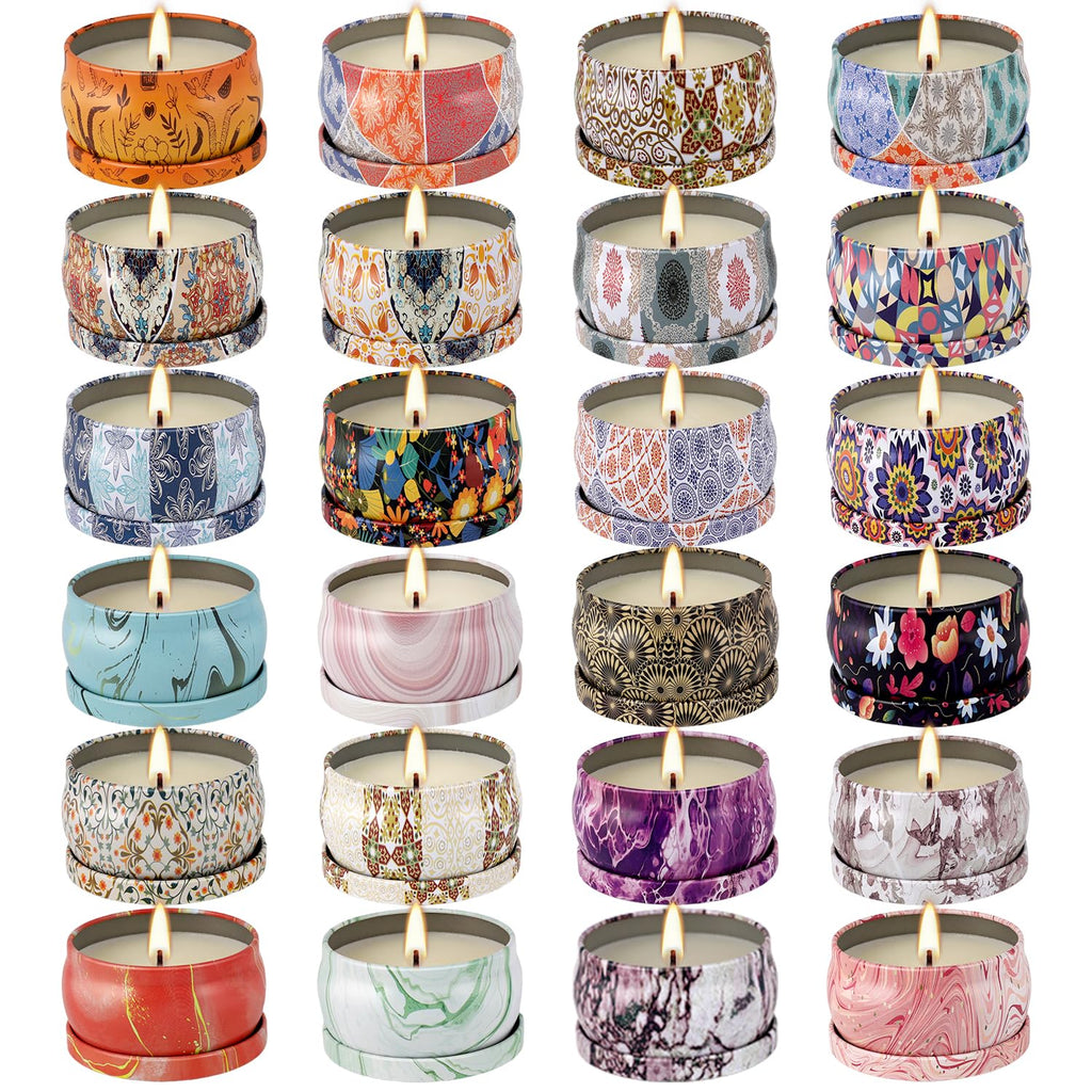 12Pack Scented Candle Set - Aromatherapy Candle Gift Set – Long Lasting Jar Candles for Men| Women, Ideal for Birthdays, Mother's Day Thanksgiving Gifts