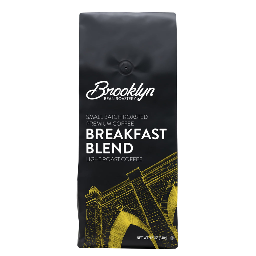 Brooklyn Beans Maple Sleigh 100% Arabica Craft Roasted Ground Coffee, Premium Maple Flavored Roast, 12 Oz Bag
