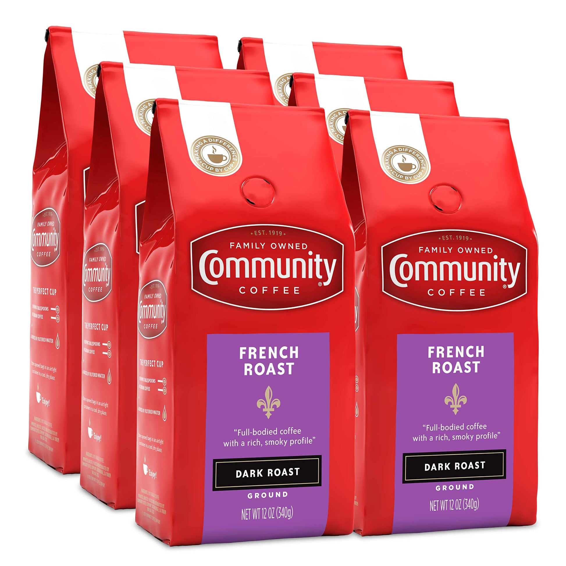 Community Coffee Signature Blend 32 Ounce, Dark Roast Ground Coffee, 32 Ounce Bag (Pack of 1)