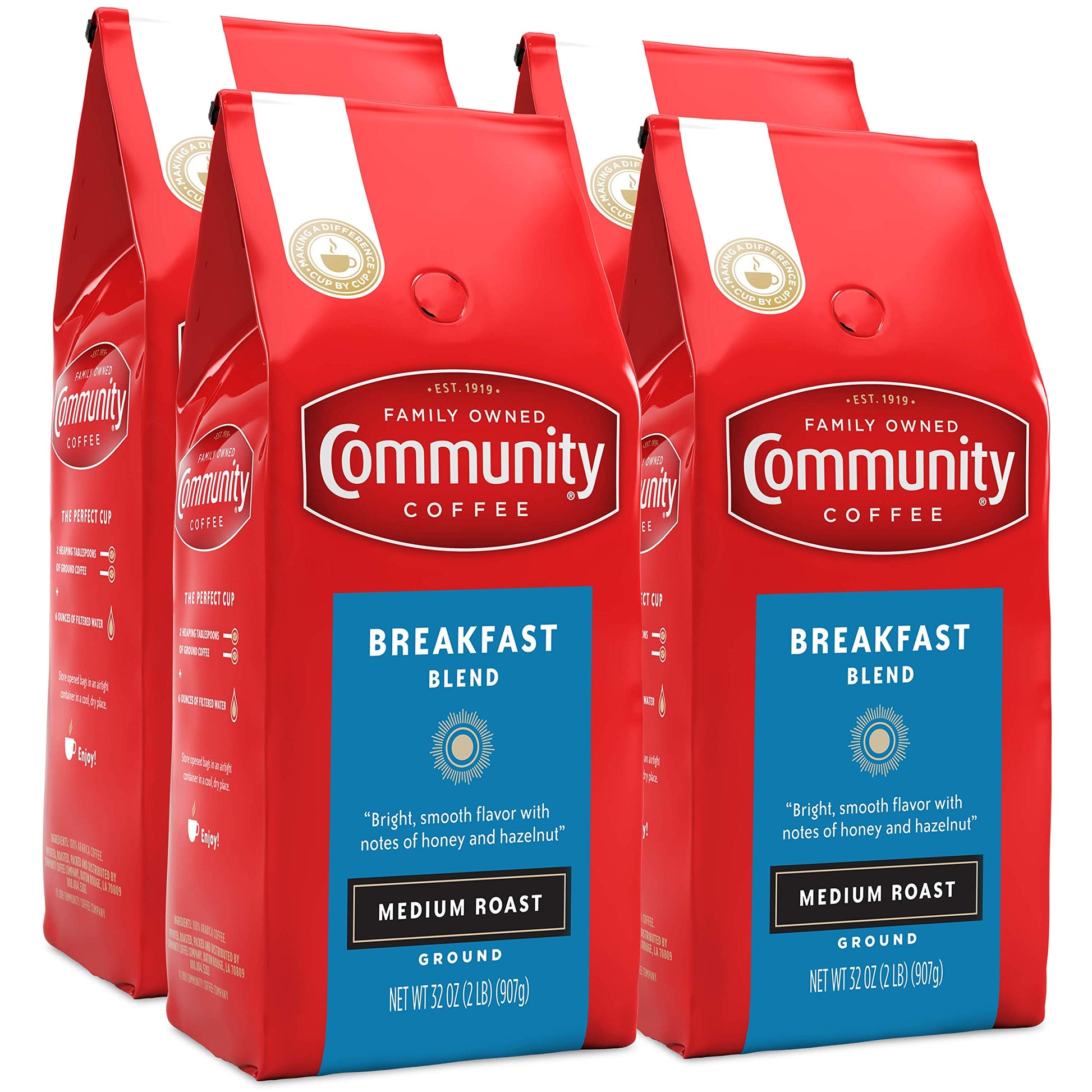 Community Coffee Signature Blend 32 Ounce, Dark Roast Ground Coffee, 32 Ounce Bag (Pack of 1)