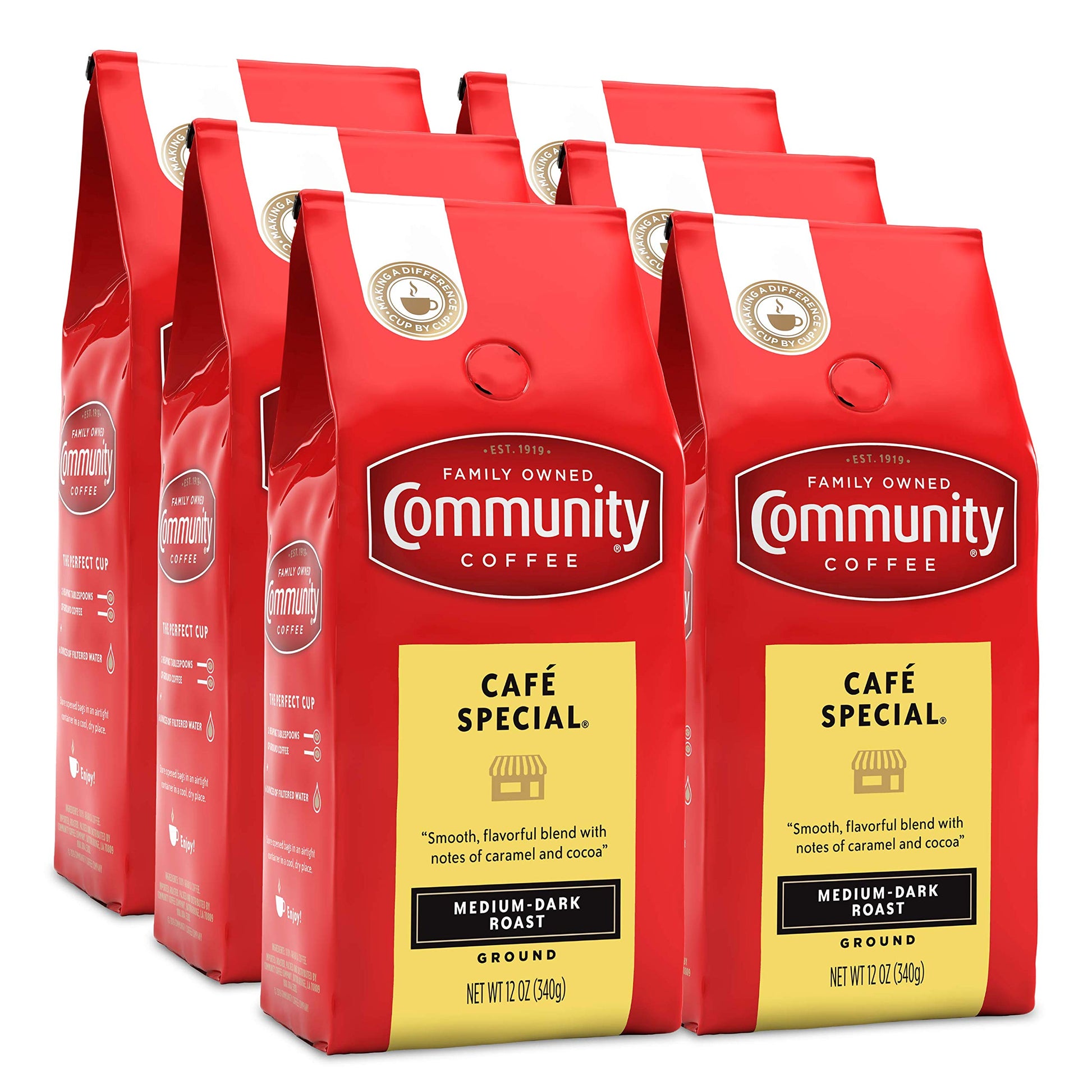 Community Coffee Signature Blend 32 Ounce, Dark Roast Ground Coffee, 32 Ounce Bag (Pack of 1)