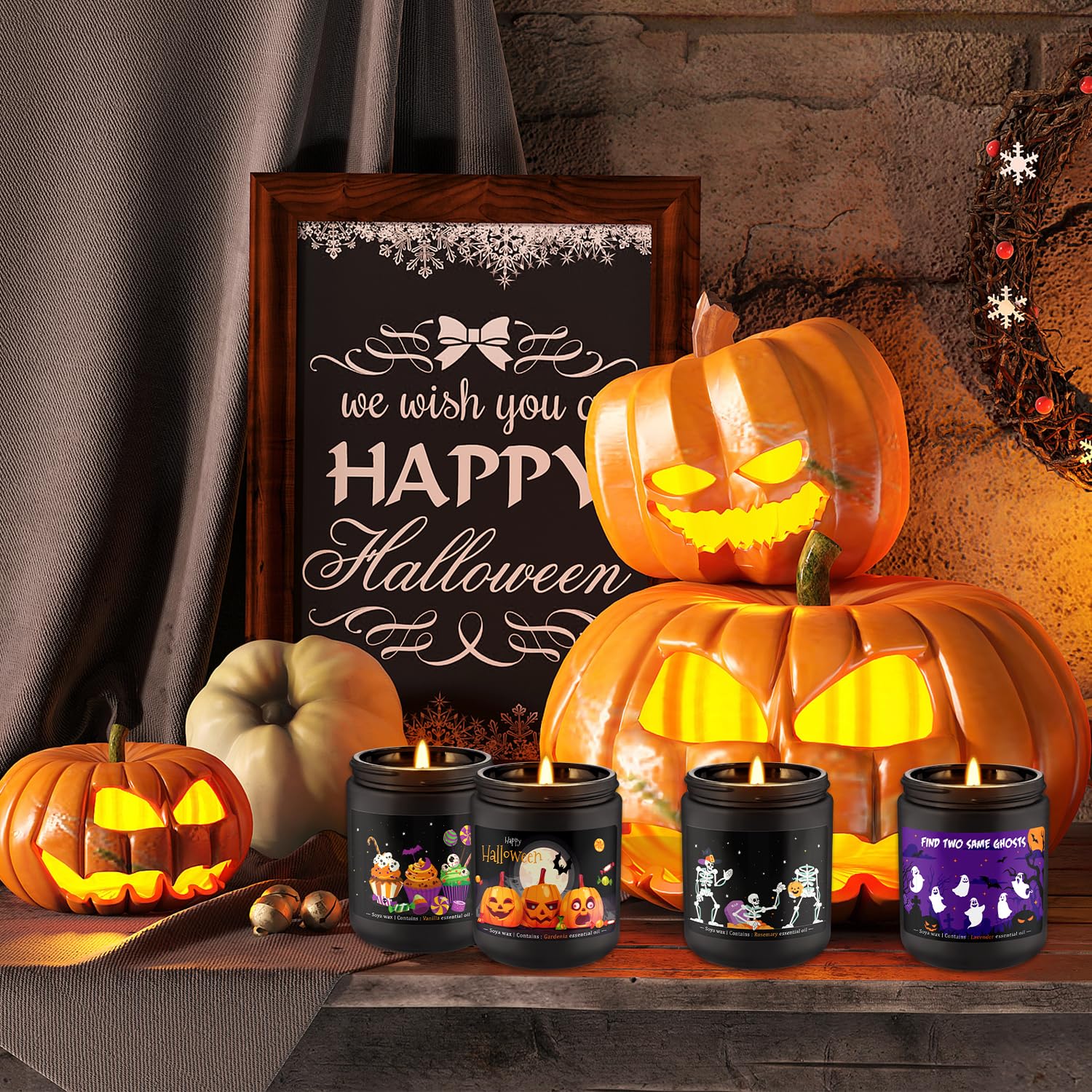 12Pack Scented Candle Set - Aromatherapy Candle Gift Set – Long Lasting Jar Candles for Men| Women, Ideal for Birthdays, Mother's Day Thanksgiving Gifts