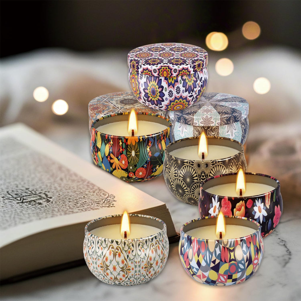 12Pack Scented Candle Set - Aromatherapy Candle Gift Set – Long Lasting Jar Candles for Men| Women, Ideal for Birthdays, Mother's Day Thanksgiving Gifts