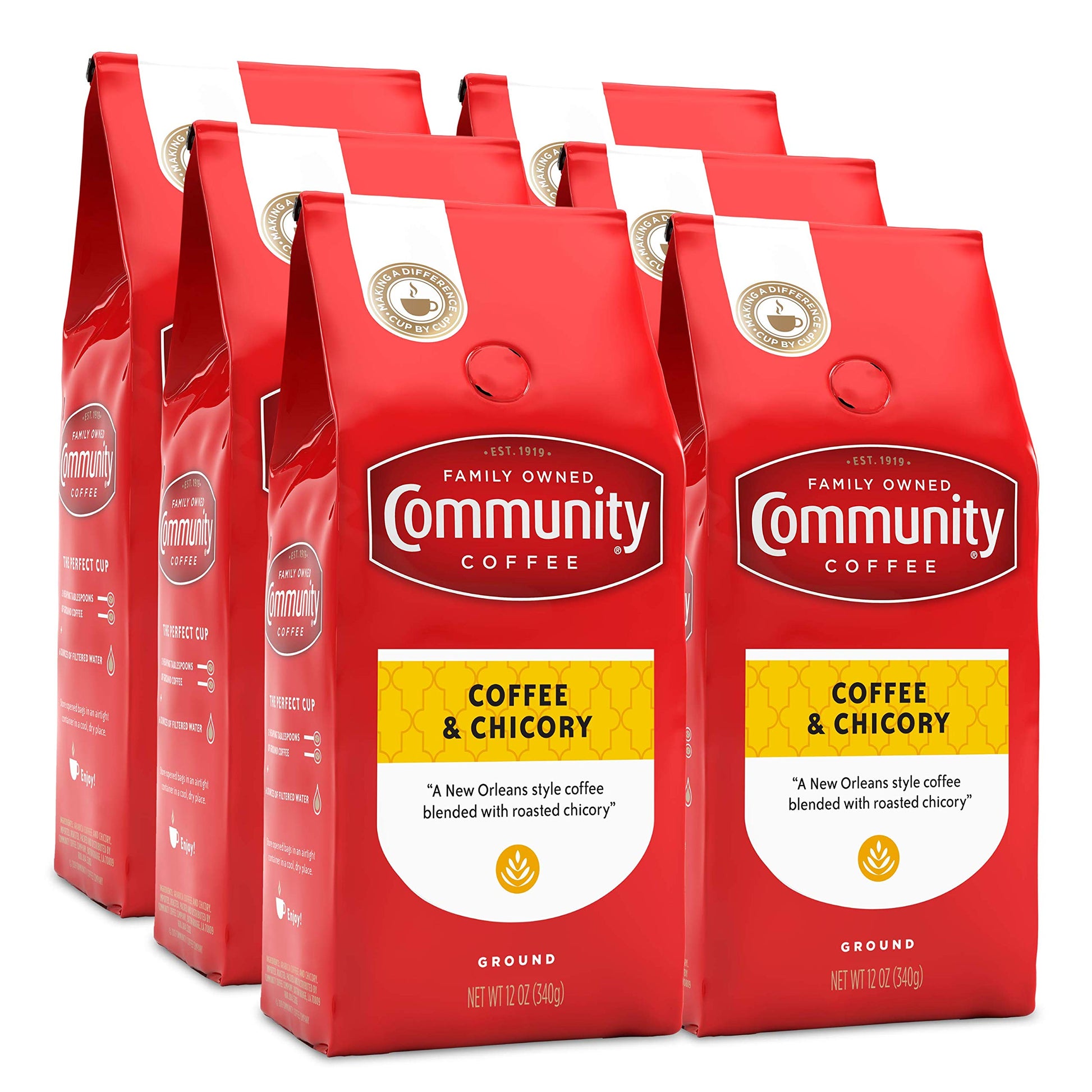 Community Coffee Signature Blend 32 Ounce, Dark Roast Ground Coffee, 32 Ounce Bag (Pack of 1)
