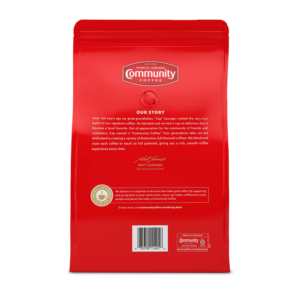 Community Coffee Signature Blend 32 Ounce, Dark Roast Ground Coffee, 32 Ounce Bag (Pack of 1)