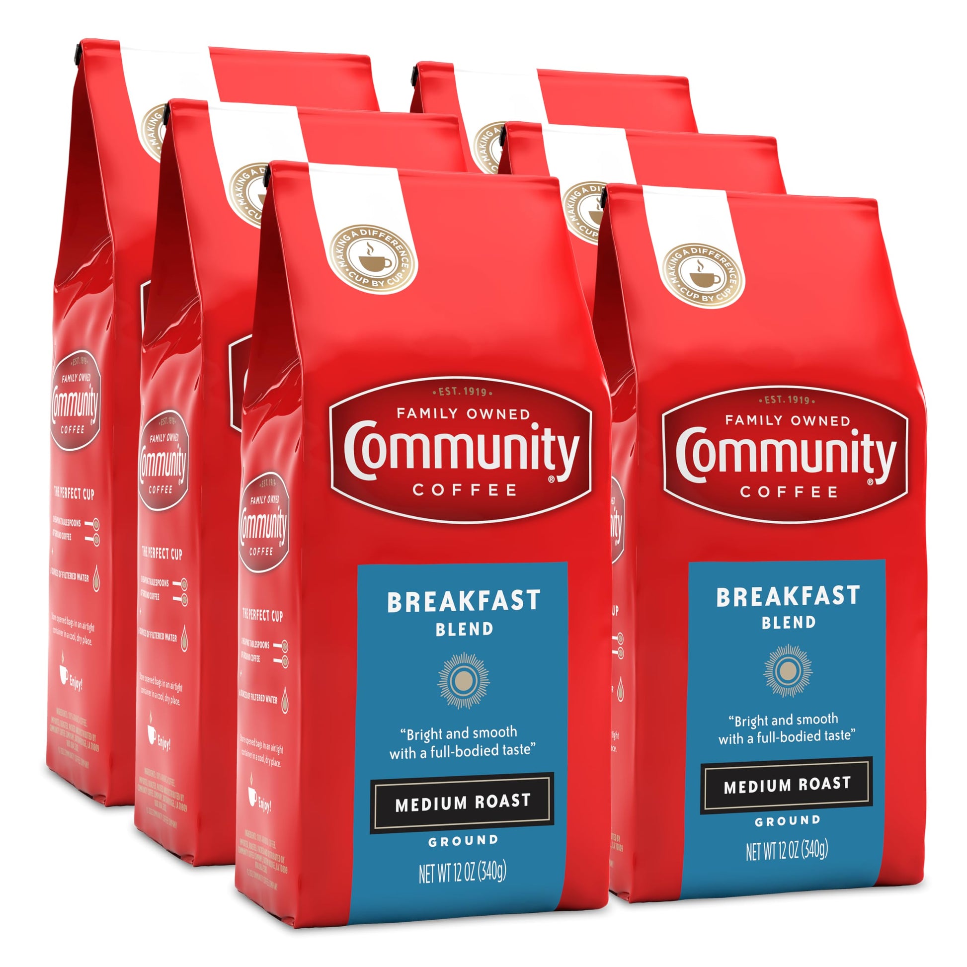 Community Coffee Signature Blend 32 Ounce, Dark Roast Ground Coffee, 32 Ounce Bag (Pack of 1)