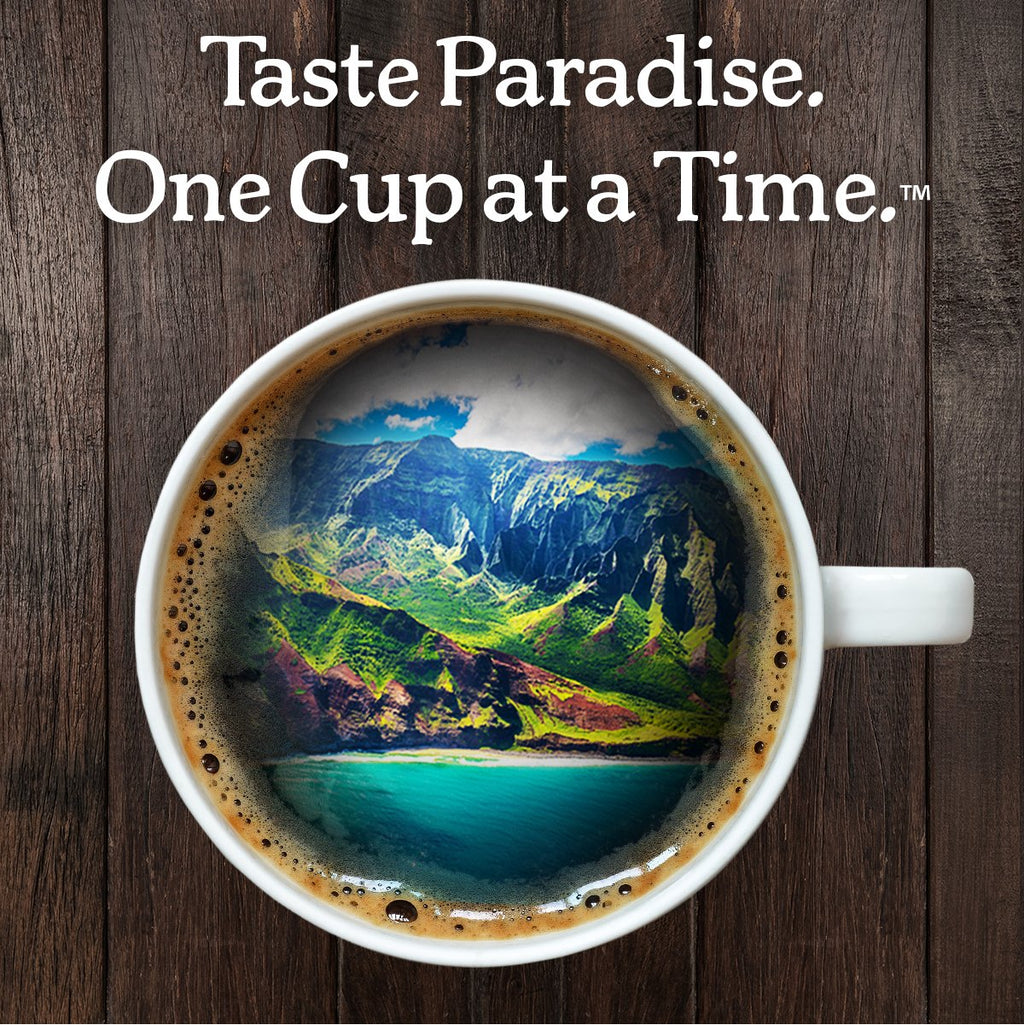 Kauai Coffee Ground Coffee – Smooth, Rich, Medium Roast – Nutty Caramel and Tropical Coconut – Arabica Coffee, 10% Hawaiian with No Bitterness – Coconut Caramel Crunch, 1 Pack of 10oz