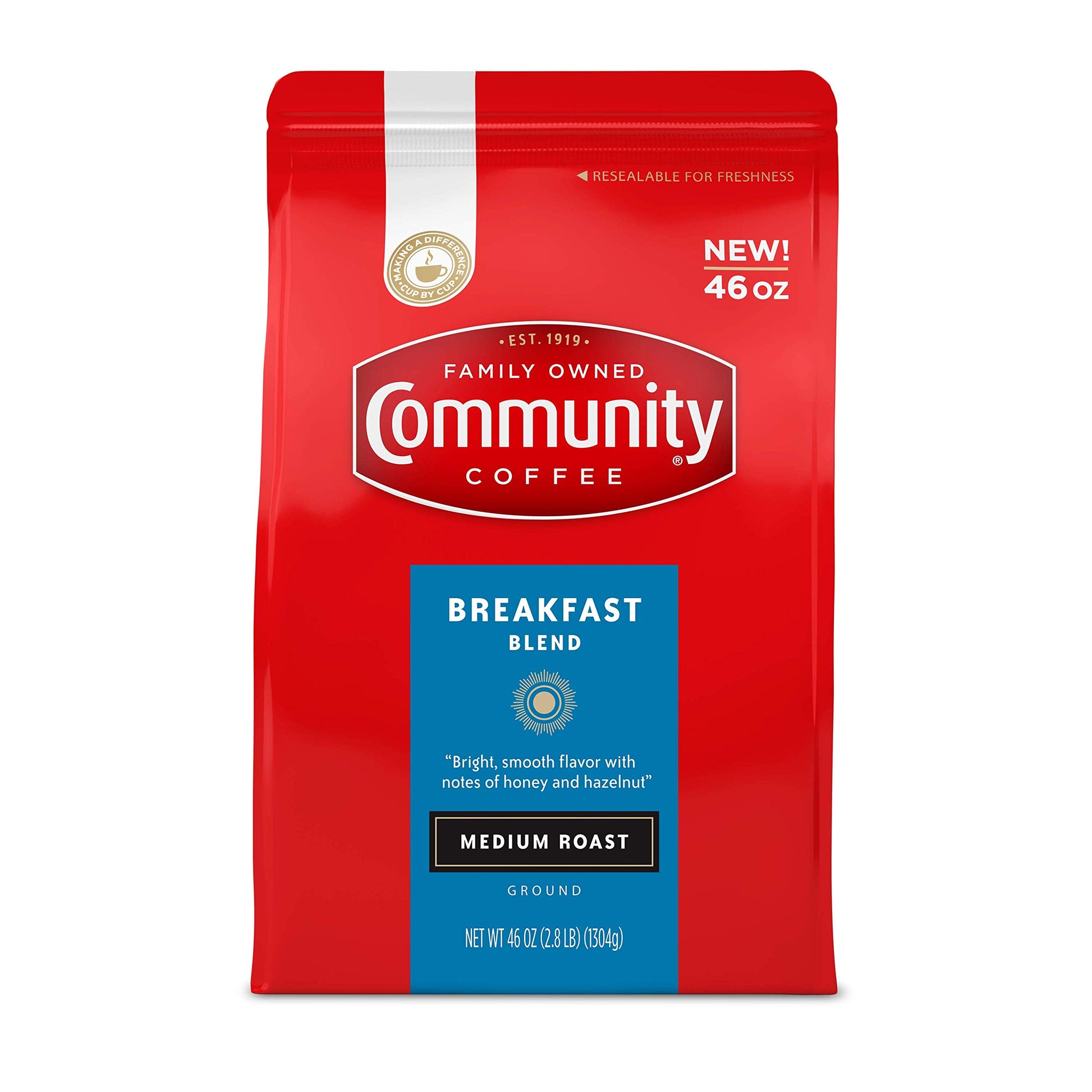 Community Coffee Signature Blend 32 Ounce, Dark Roast Ground Coffee, 32 Ounce Bag (Pack of 1)