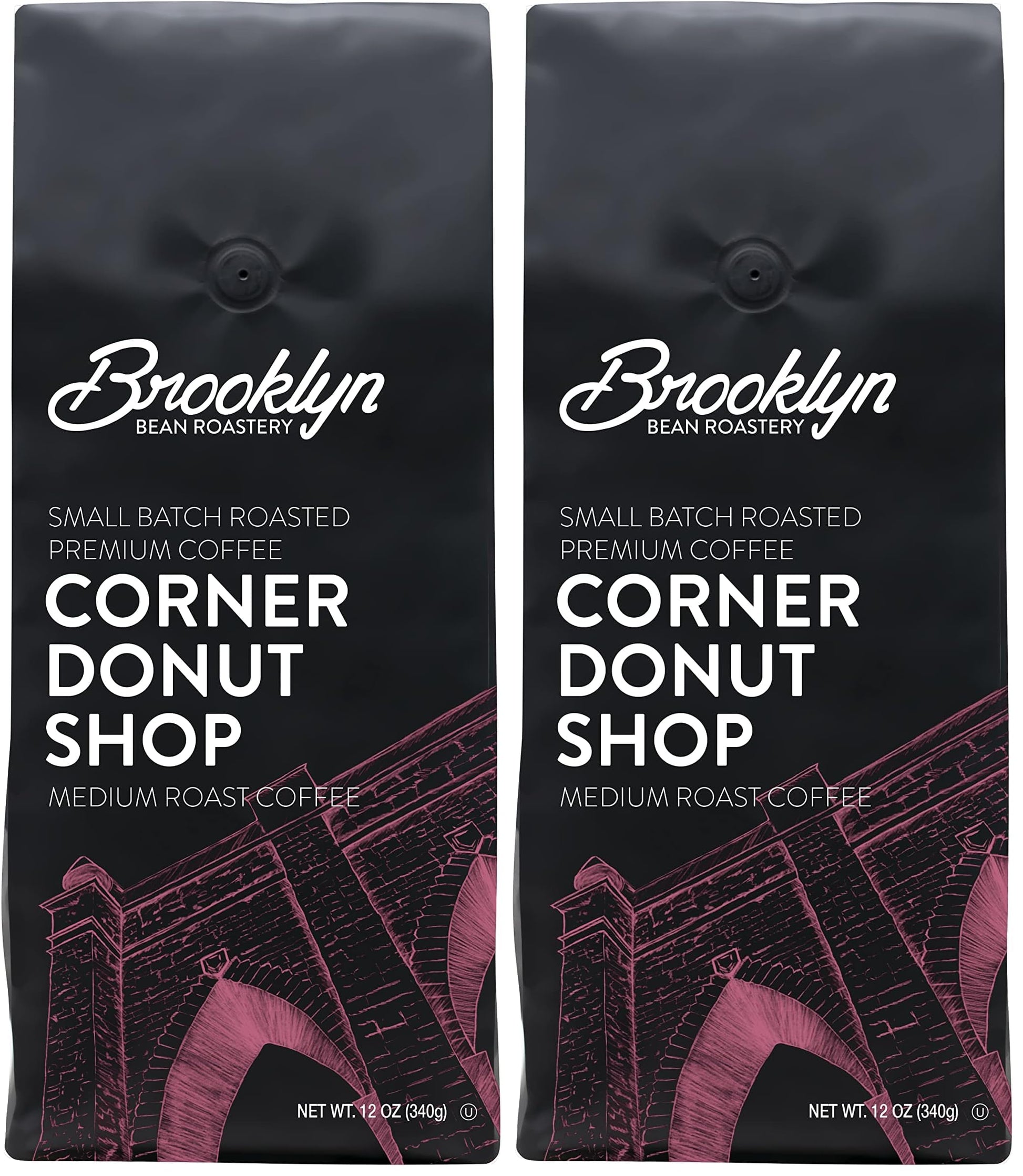 Brooklyn Beans Maple Sleigh 100% Arabica Craft Roasted Ground Coffee, Premium Maple Flavored Roast, 12 Oz Bag