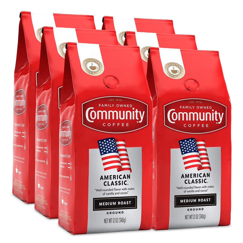 Community Coffee Signature Blend 32 Ounce, Dark Roast Ground Coffee, 32 Ounce Bag (Pack of 1)