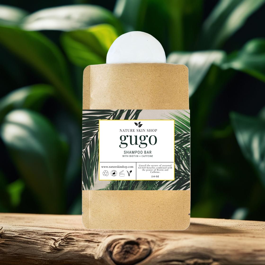 Gugo Shampoo Bar with Biotin + Caffeine-1