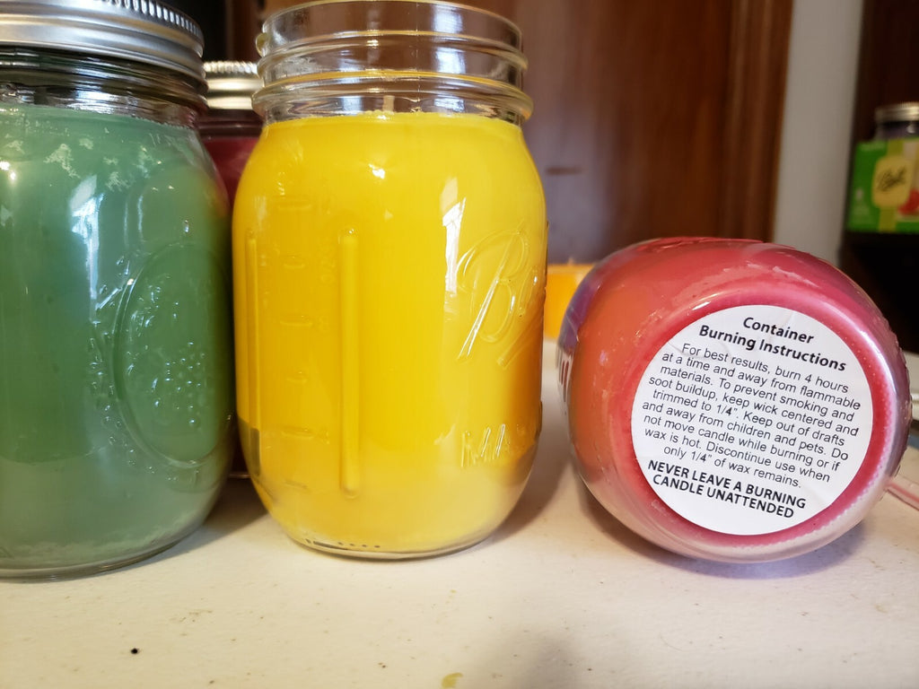 16oz Jar candle, Max Scented 100% Soy Wax over 100 Scents