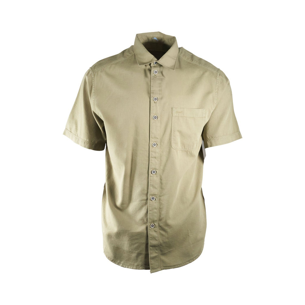 Tommy Bahama Men's Shirt Salty Seas Marlin Logo Specially Treated Pocket S/S