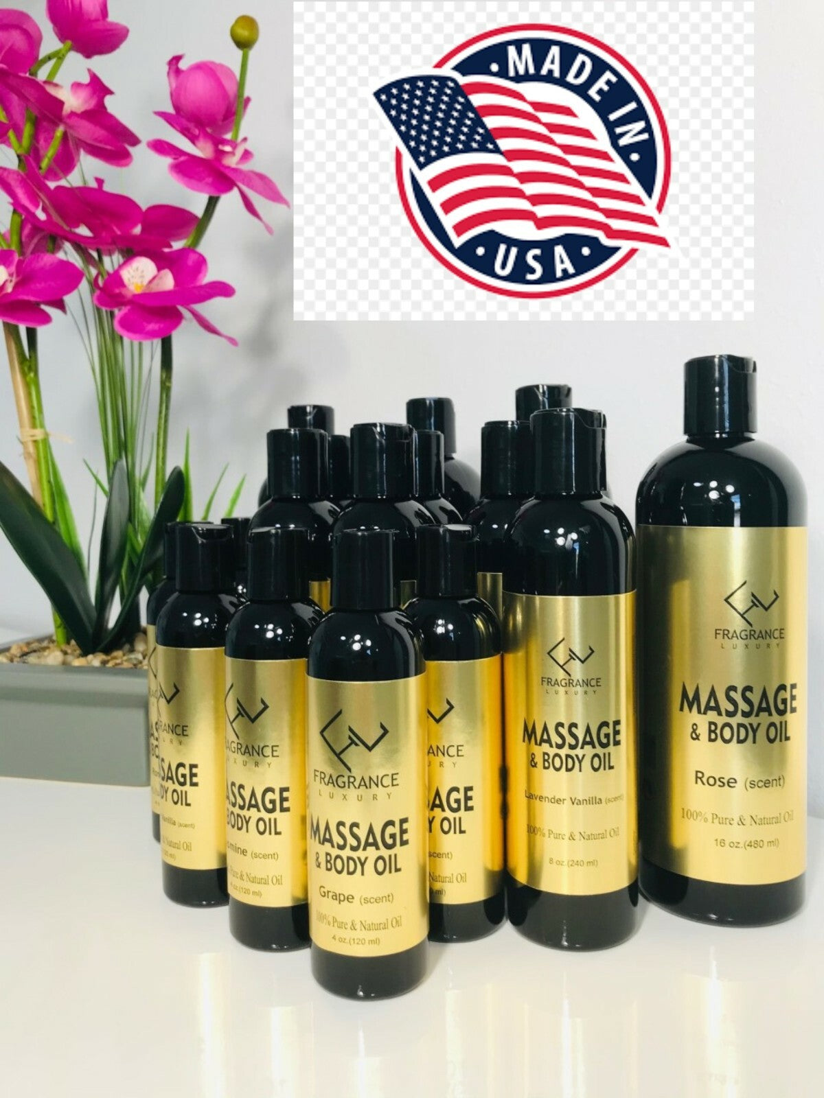 Massage & body Oil Scent Rejuvenates Relaxing Sensual Lotions Hydrates Skin