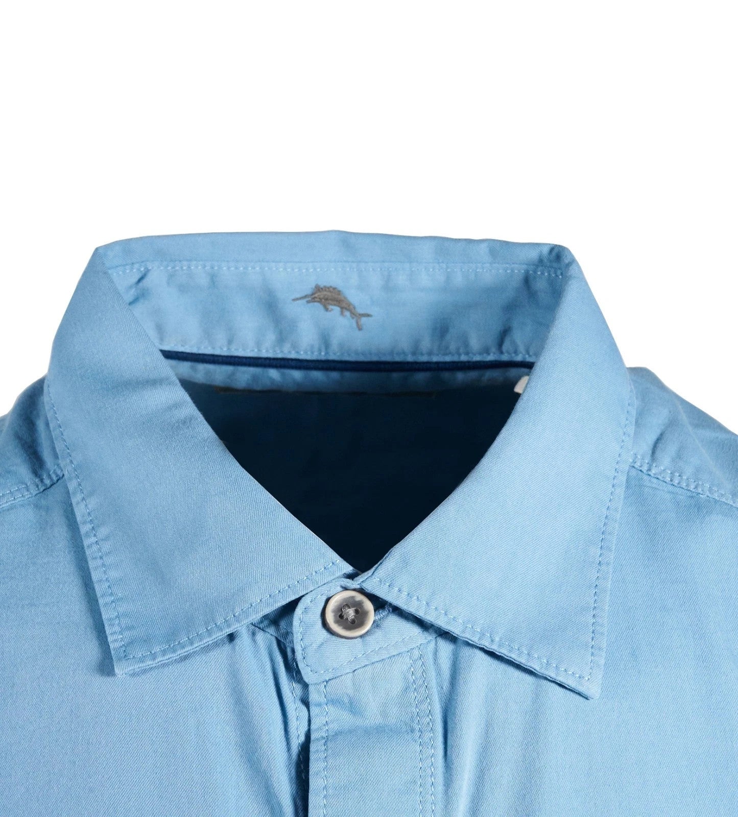 Tommy Bahama Men's Shirt Salty Seas Marlin Logo Specially Treated Pocket S/S