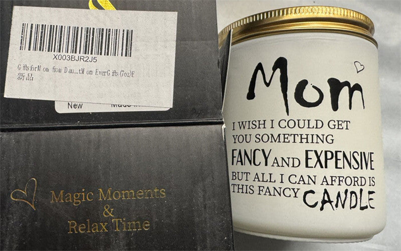 NEW Lavender Magic Moments Relax Time Scented Candle 7oz Hand Poured Soy Wax US