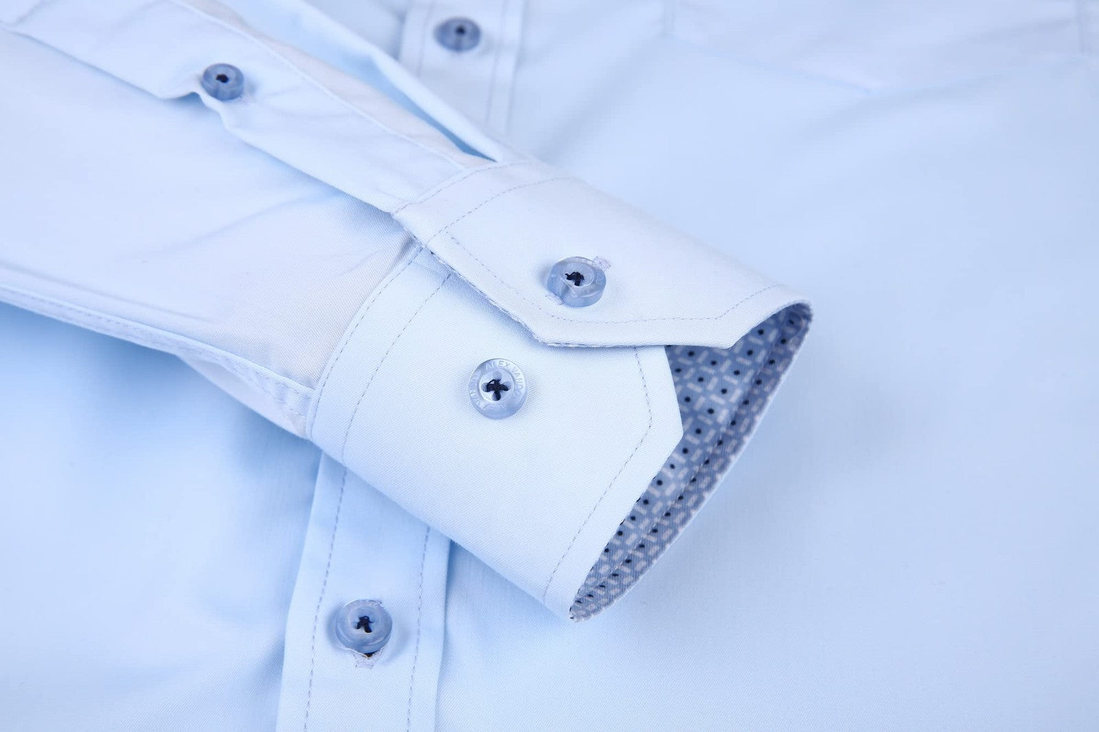 Mens Dress Shirts Wrinkle Free Regular Fit Stretch Rayon Button Down Shirt,Bl...
