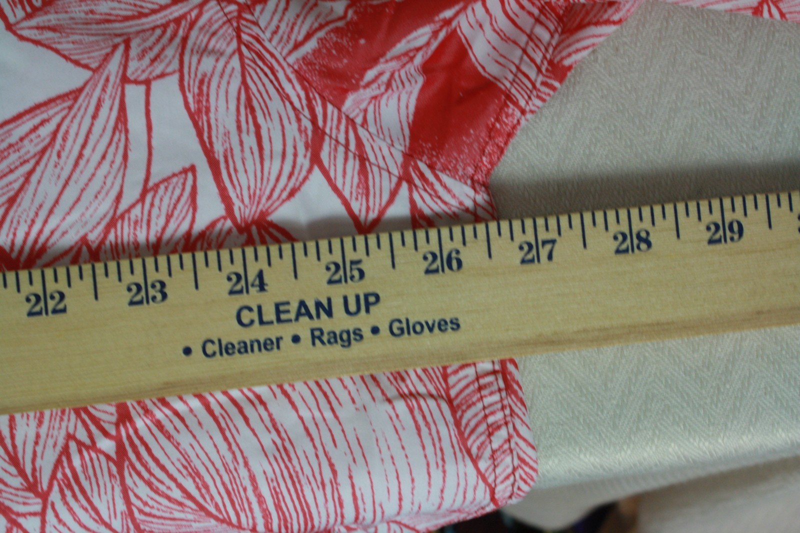 BAMBOO CAY Resort Men’s Hawaiian Camp Shirt Modal Poly Red White Floral 2XL