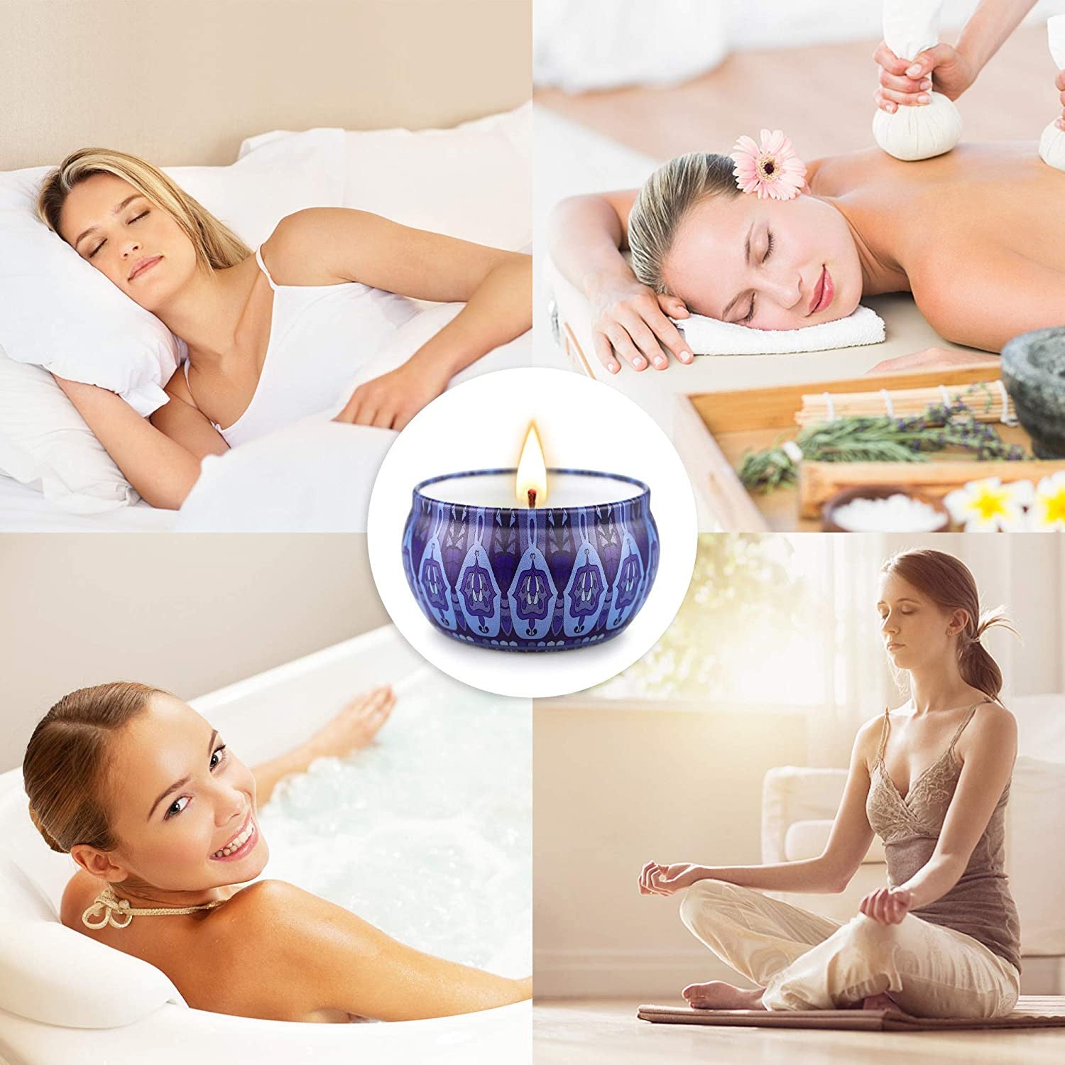 Candles Gifts for Women, 12 Pack Soy Wax Candles for Home Scented, Birthdays Tha