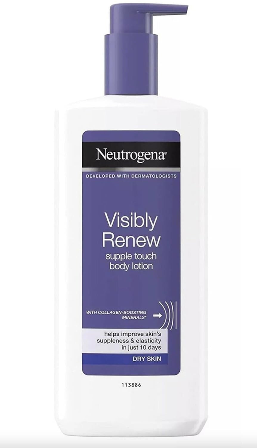 Neutrogena Visibly Renew Firming Body Lotion For Dry Skin With Pump 13.5 oz New